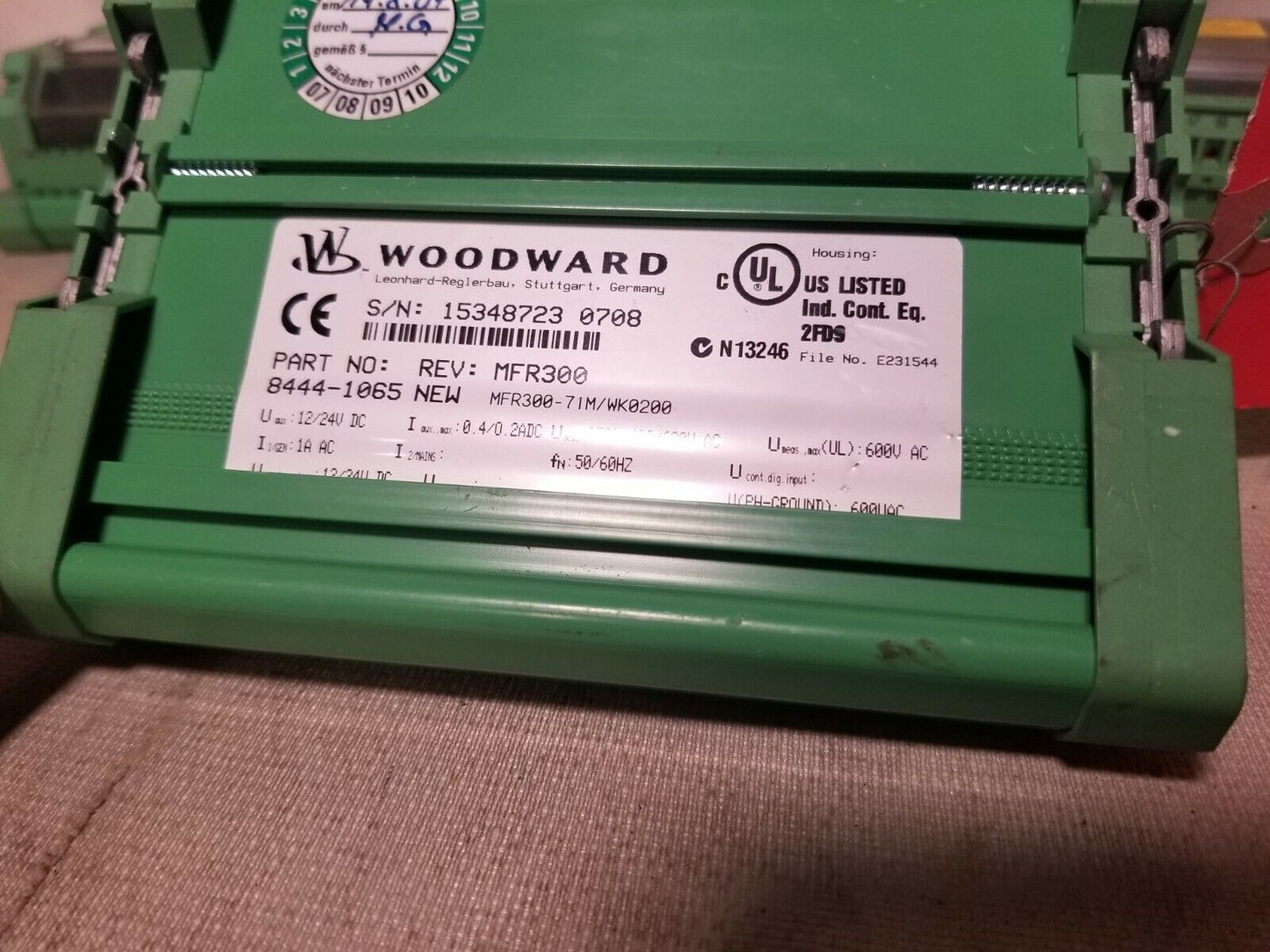 Woodward MFR300-71M, no. 8444-1065, Multifunction Relay / Measuring Transducer