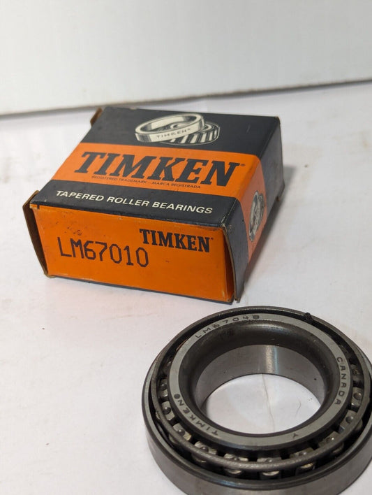 Timken LM67010 Tapered Roller Bearing - Free Shipping