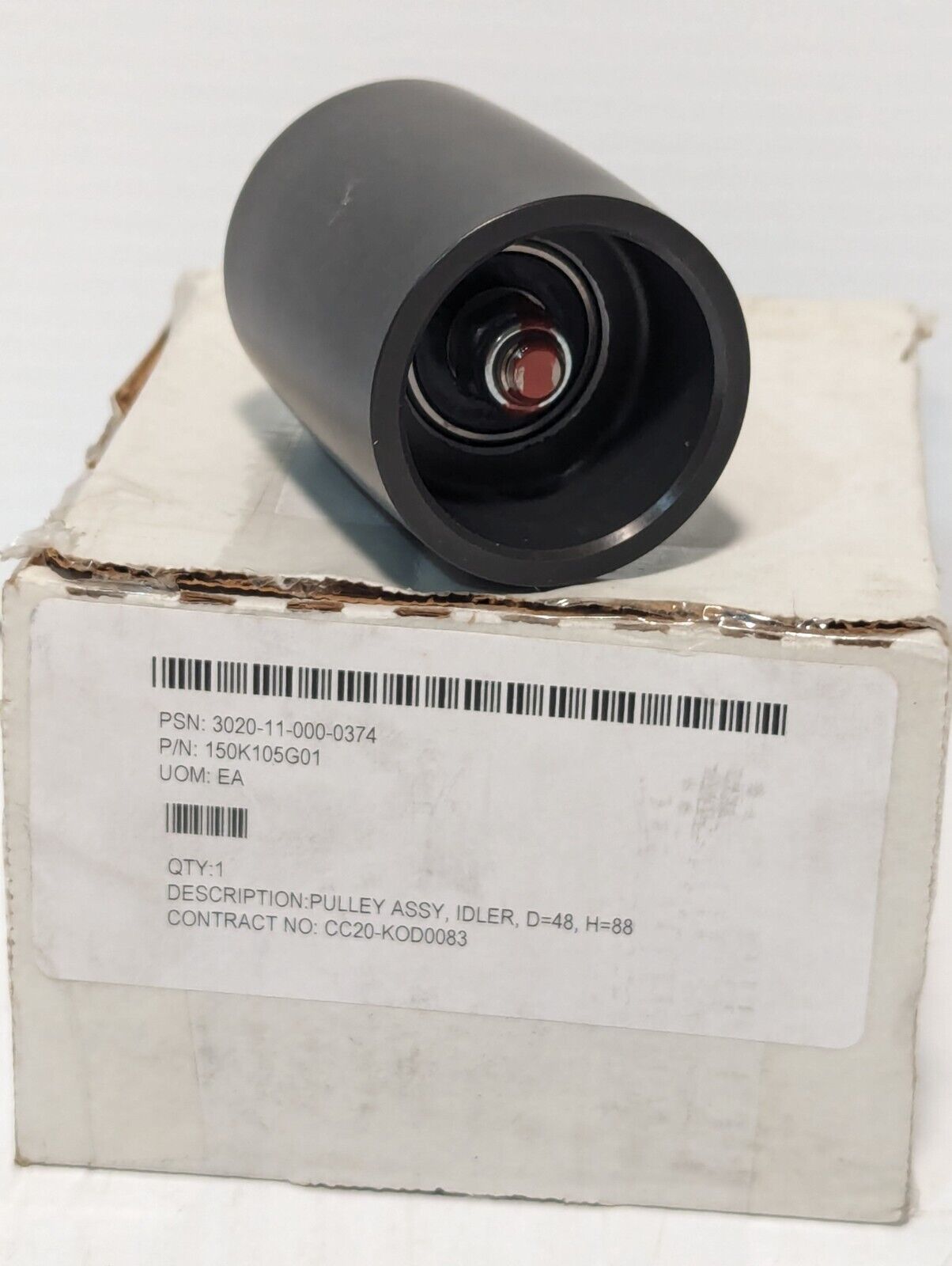 3020-11-000-0374 150K105G01 Idler Pulley Assembly, D=48, H=88mm - Free Shipping