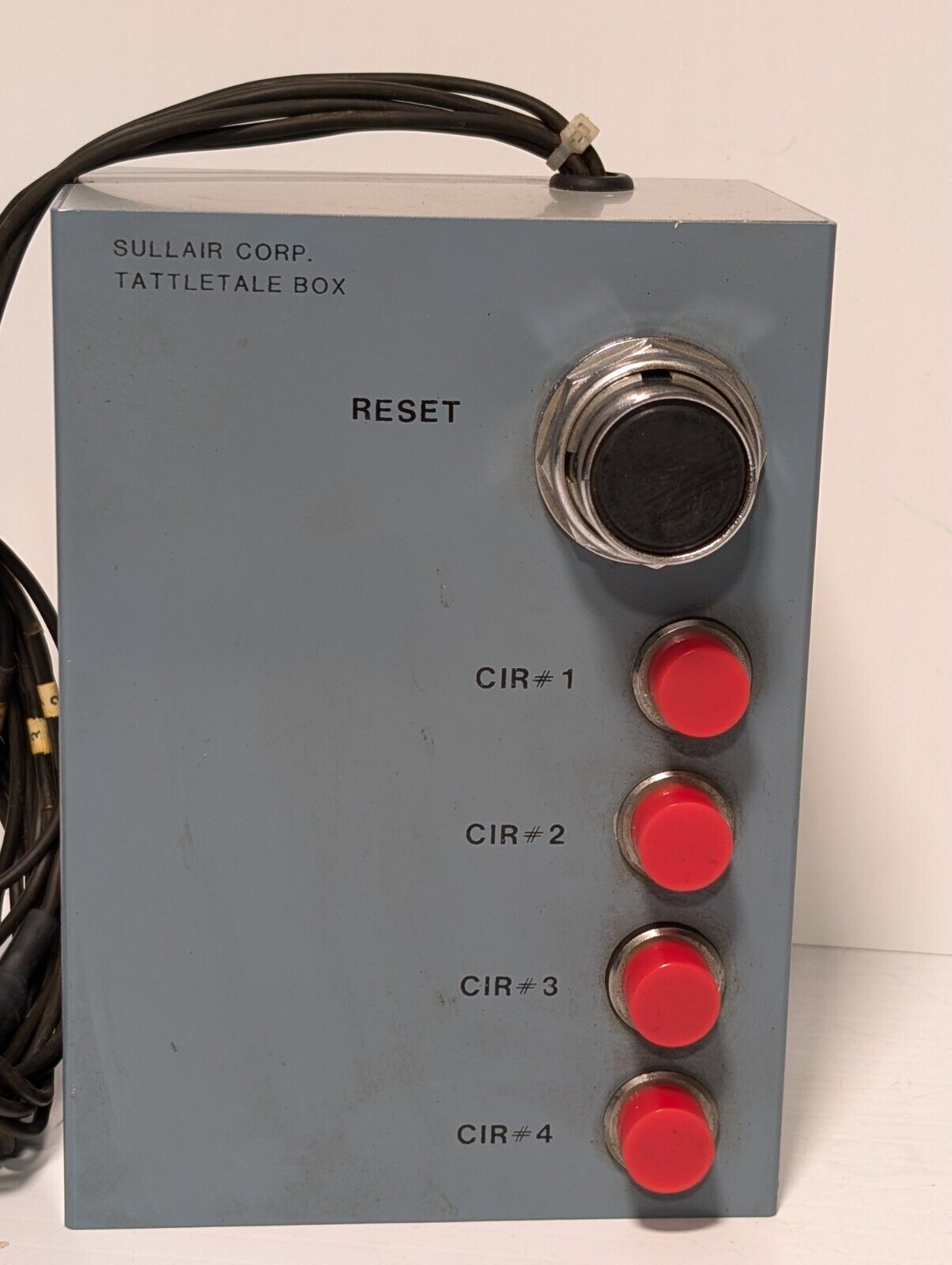Sullair Tattletale box for Sullair compressors, 4 cir, 5 wires/alligator clips