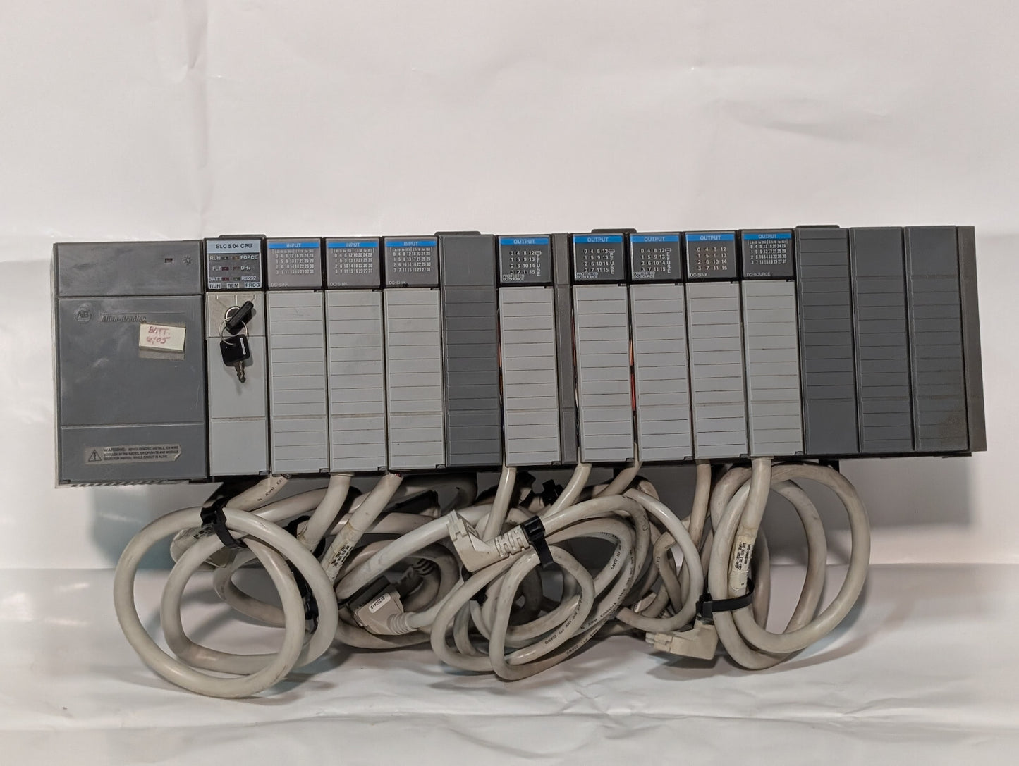 Allen Bradley 1746-A13 Chassis Rack, SLC500, 13-Slot; 1746-P2 SER C Power Supply