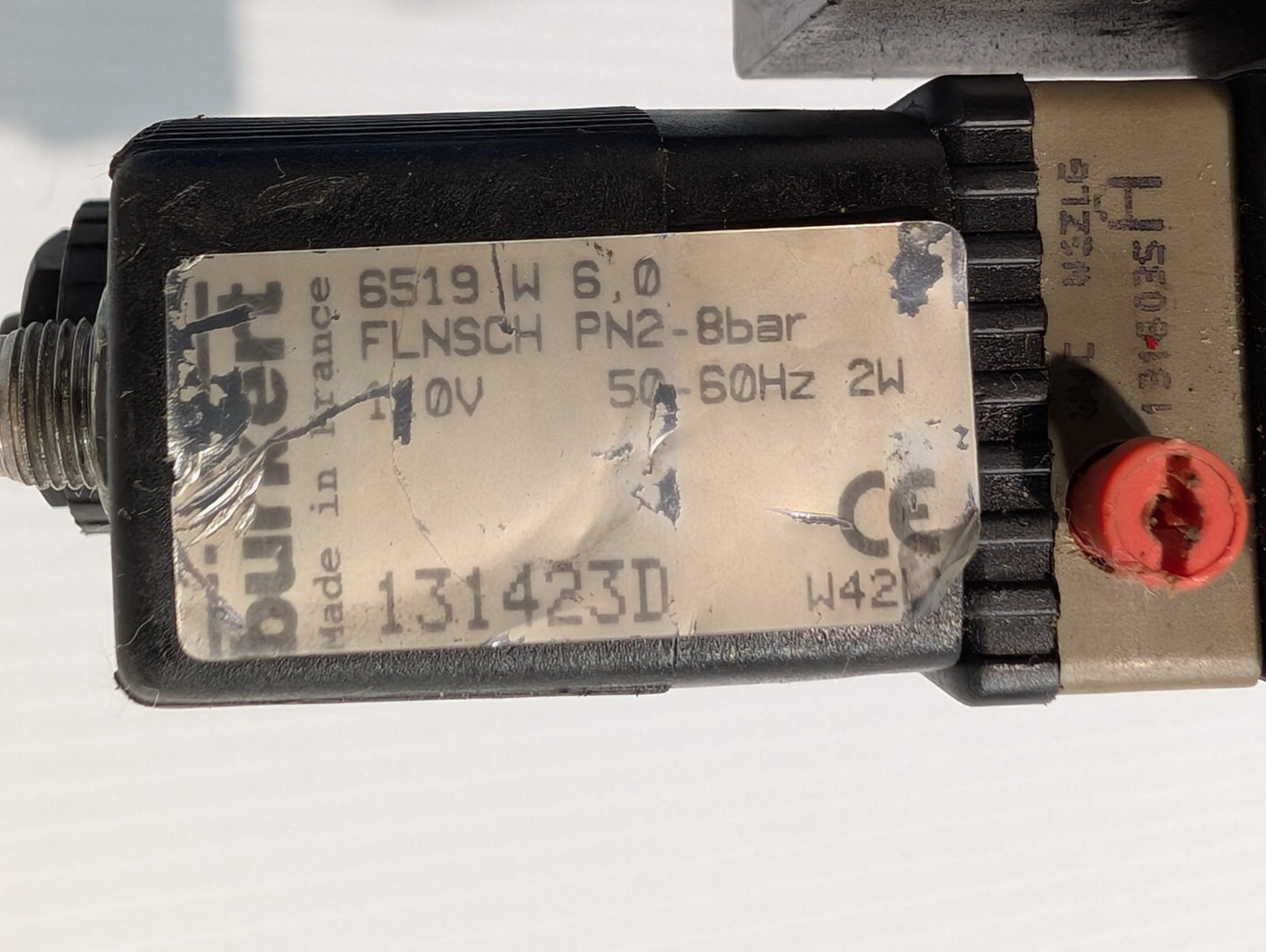 Spirax Sarco Ball Valve Pneumatic Actuator 150PSI 10BAR w/ Berkert 6519 Solenoid