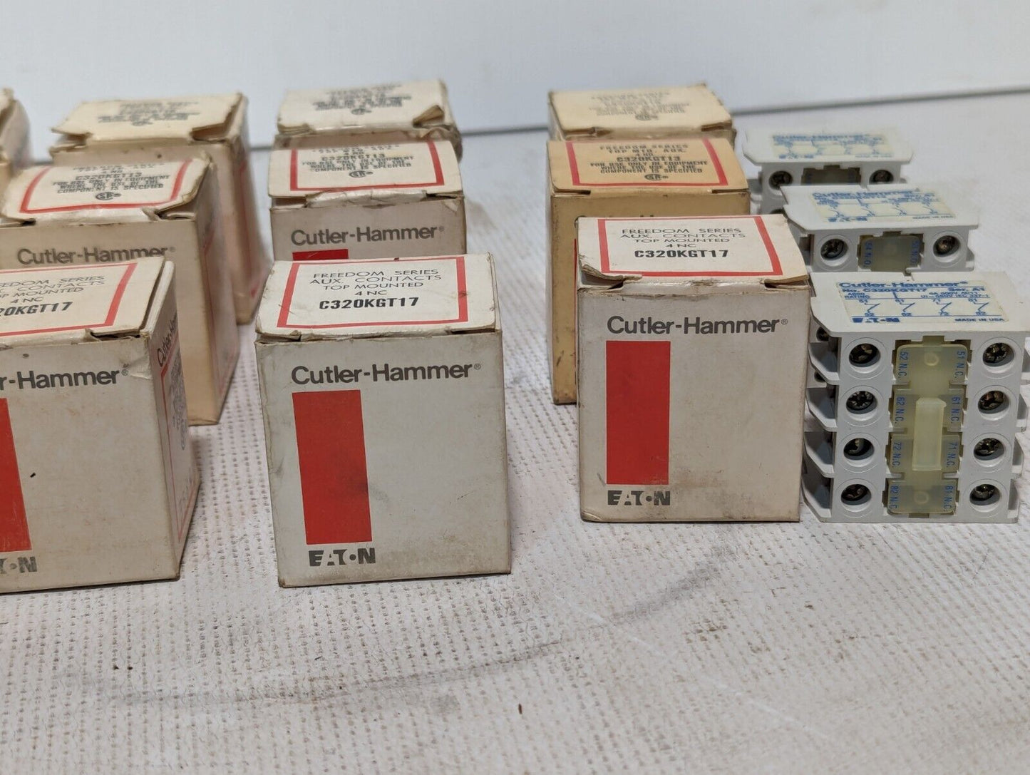 Cutler-Hammer C320KGT17 Top-Mounted Auxiliary Contact - Free Shipping