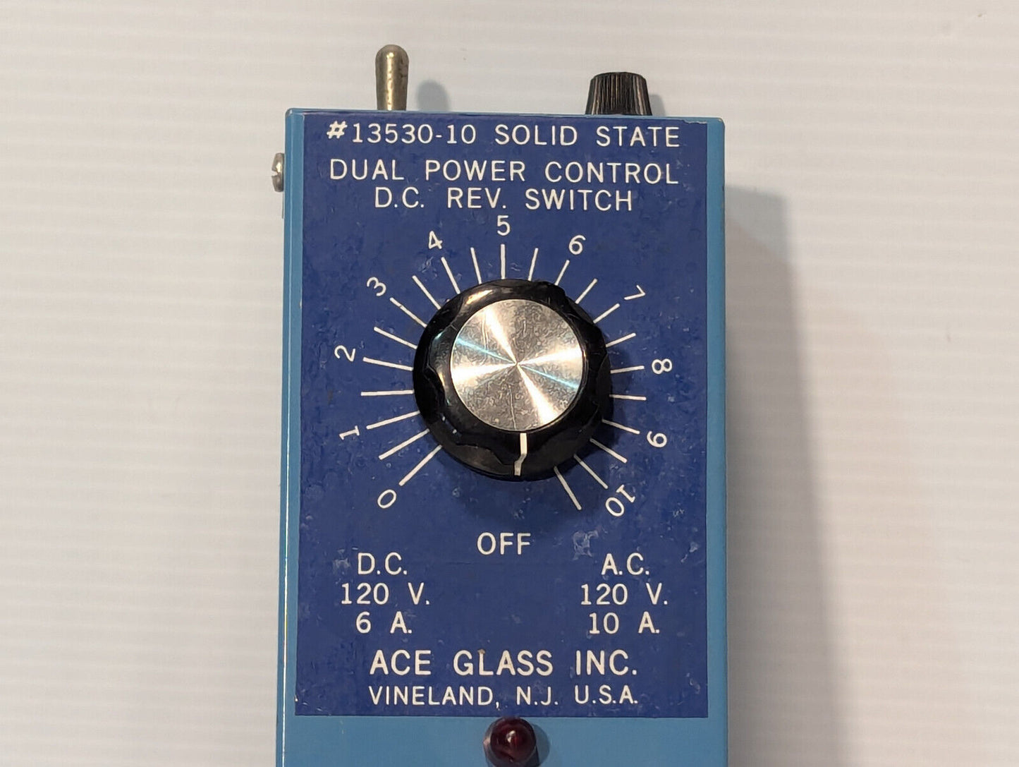 Ace Glass 13530-10 Solid State Dual Power Control D.C. Rev. Switch - Made in USA