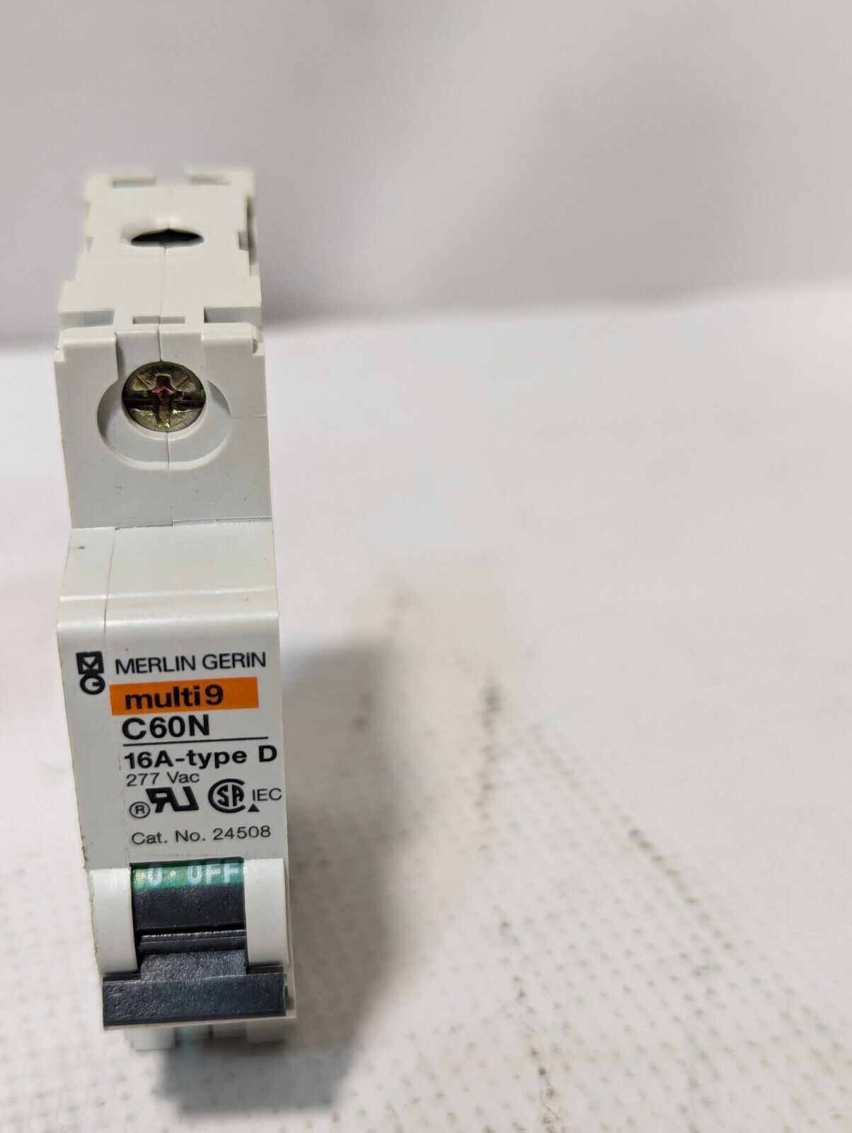 Square D  MG24508 Circuit Breaker, 16A, 277Va-c, Type D, Merlin Gerin