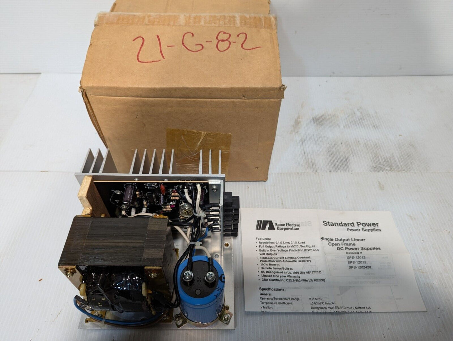 ACME/Standard Power SPS-12012 Linear AC/DC Power Supply - Free Shipping+Returns