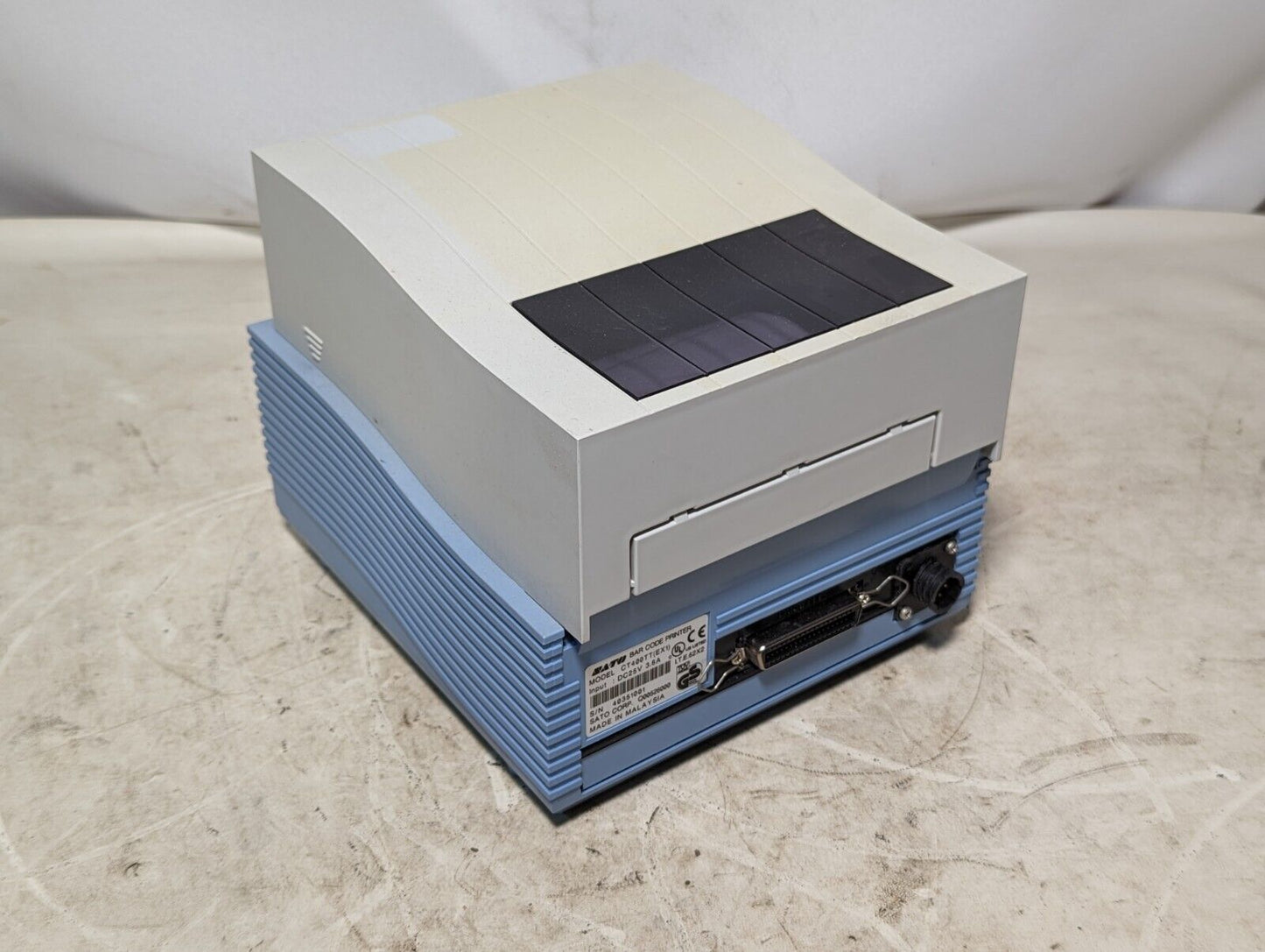 Sato CT400TT(EX1) bar code printer, DC25V