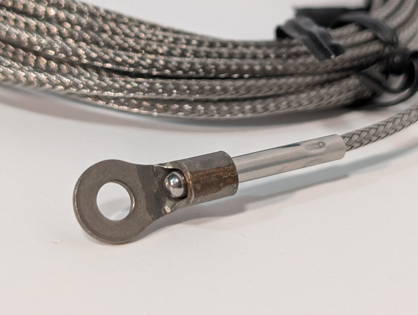 Watlow 70XJSUB130B Ring Terminal Tube Wire Thermocouple, Clamco 206-30, 3330-058