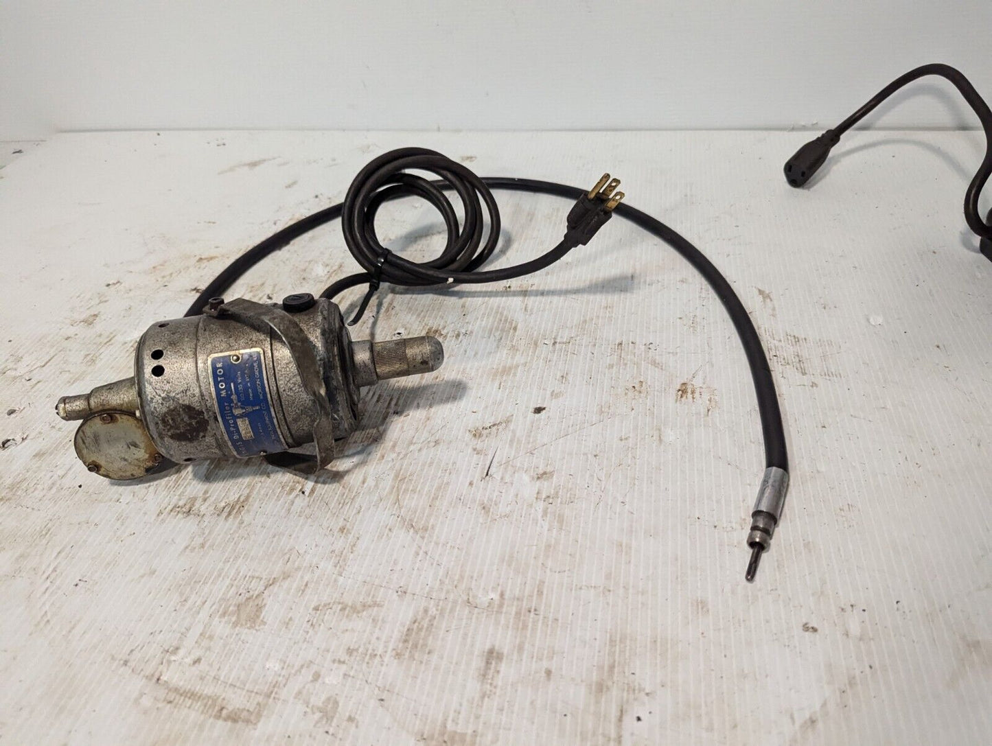 Engis Di-Profiler FlexShaft rotary motor with foot switch, 110-130V, 0.8A