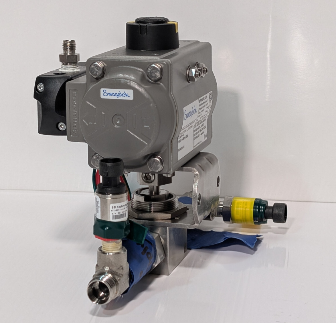 Swaglok MS-A30-4-DIN Spring Return Assy SS-AFSS8 Control Valve ASCO WT8551A001MS