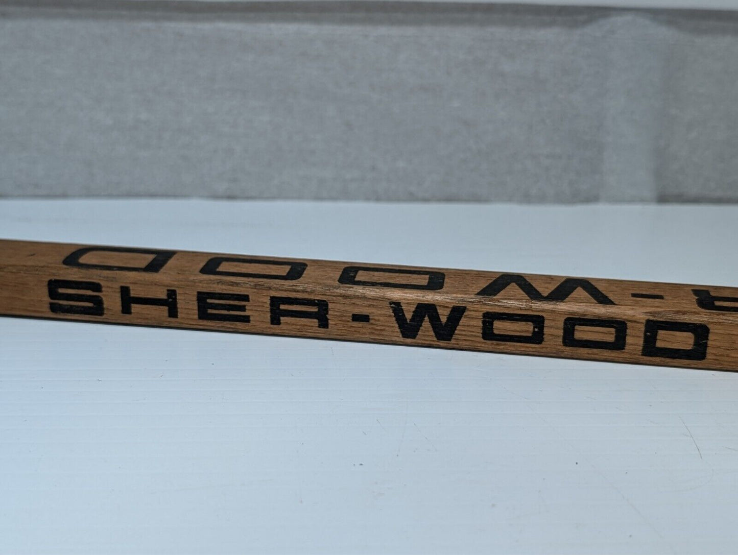 Al Secord Autographed Game Used Sherwood PMP Hockey Stick Hand-Made Drolet