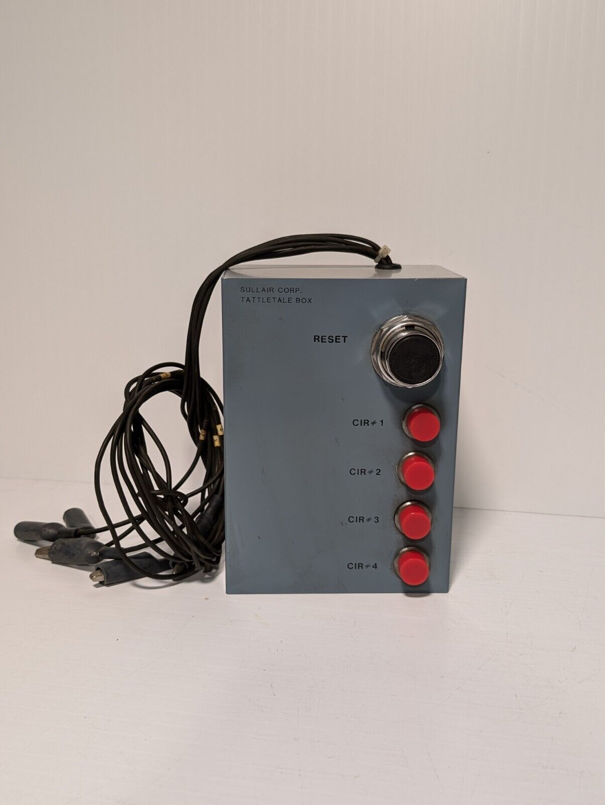 Sullair Tattletale box for Sullair compressors, 4 cir, 5 wires/alligator clips