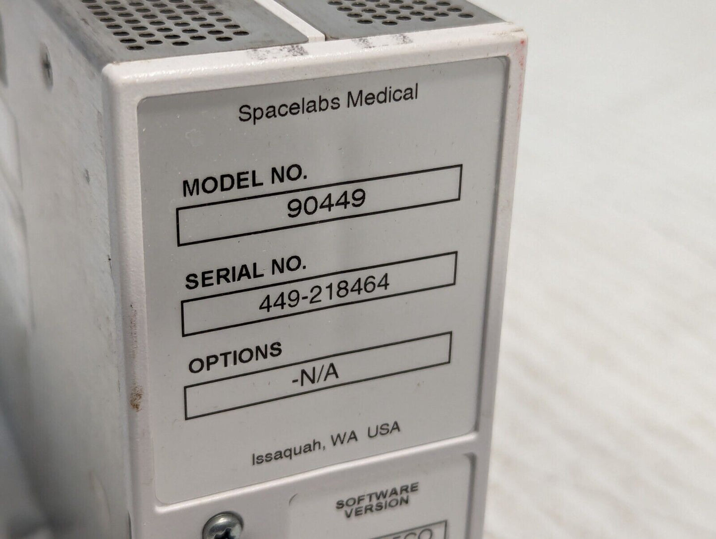 Spacelabs 90449 Thermal Bedside Printer  - Free Shipping