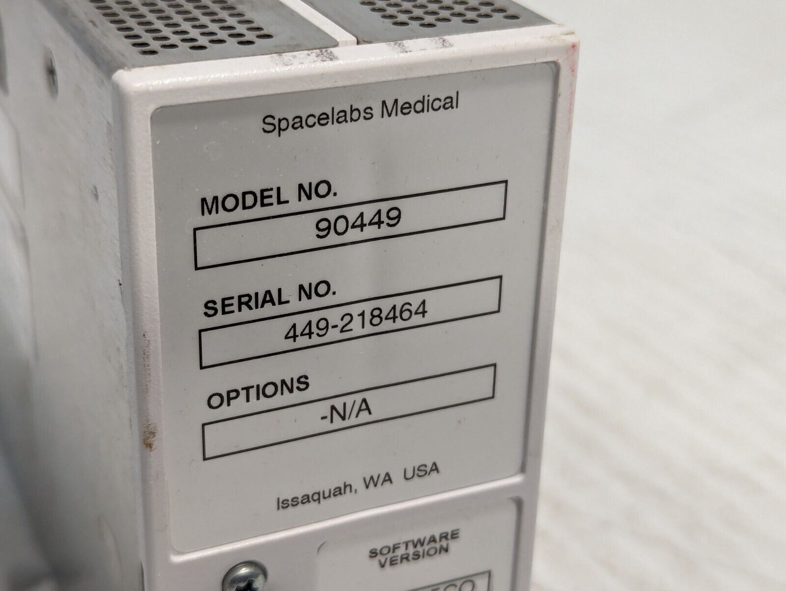 Spacelabs 90449 Thermal Bedside Printer  - Free Shipping