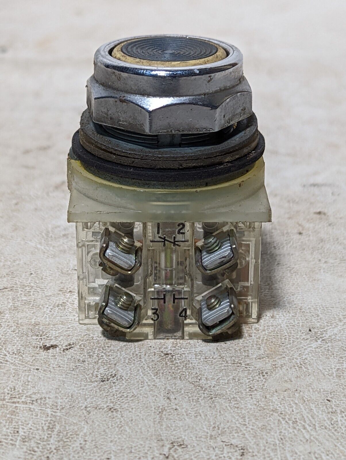 Square D 9001 KA-1 Fingersafe Contact Block Series G, blue