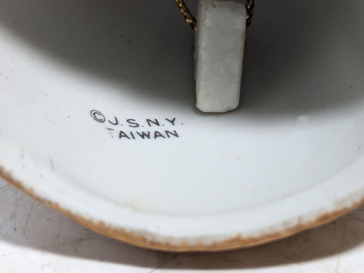 Vintage Dancing Hula Girl Hand Bell, JSNY Taiwan, circa 1970s - Free Shipping