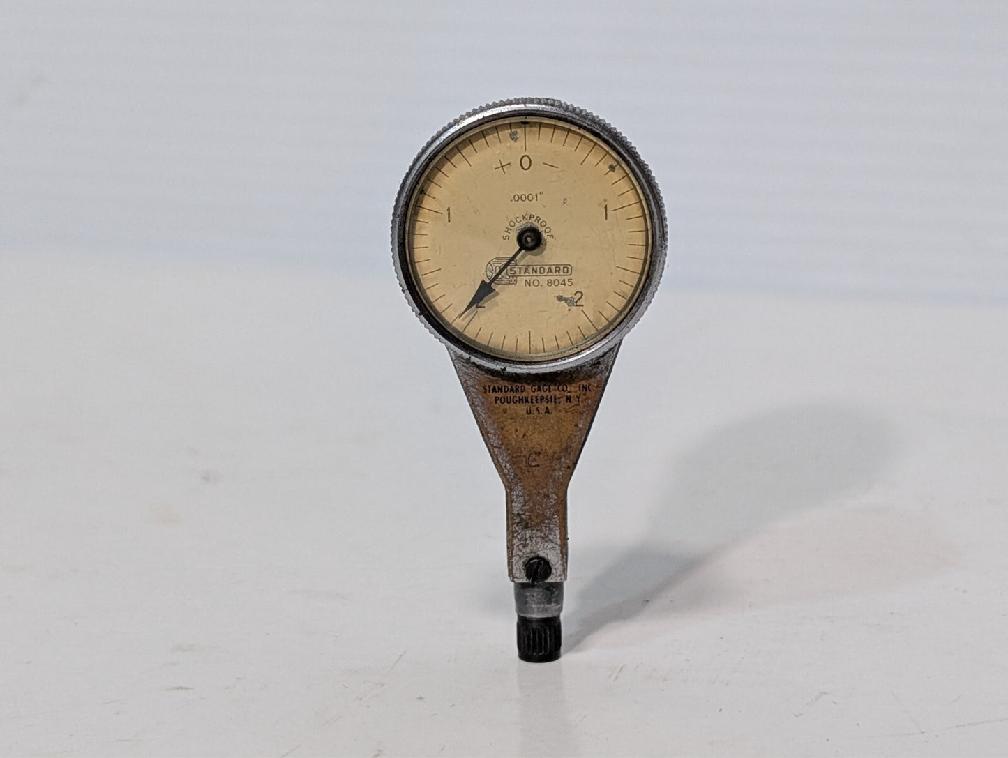 Vintage Standard Gage No. 8045 Dial Bore Gauge Indicator Inspection Tool USA