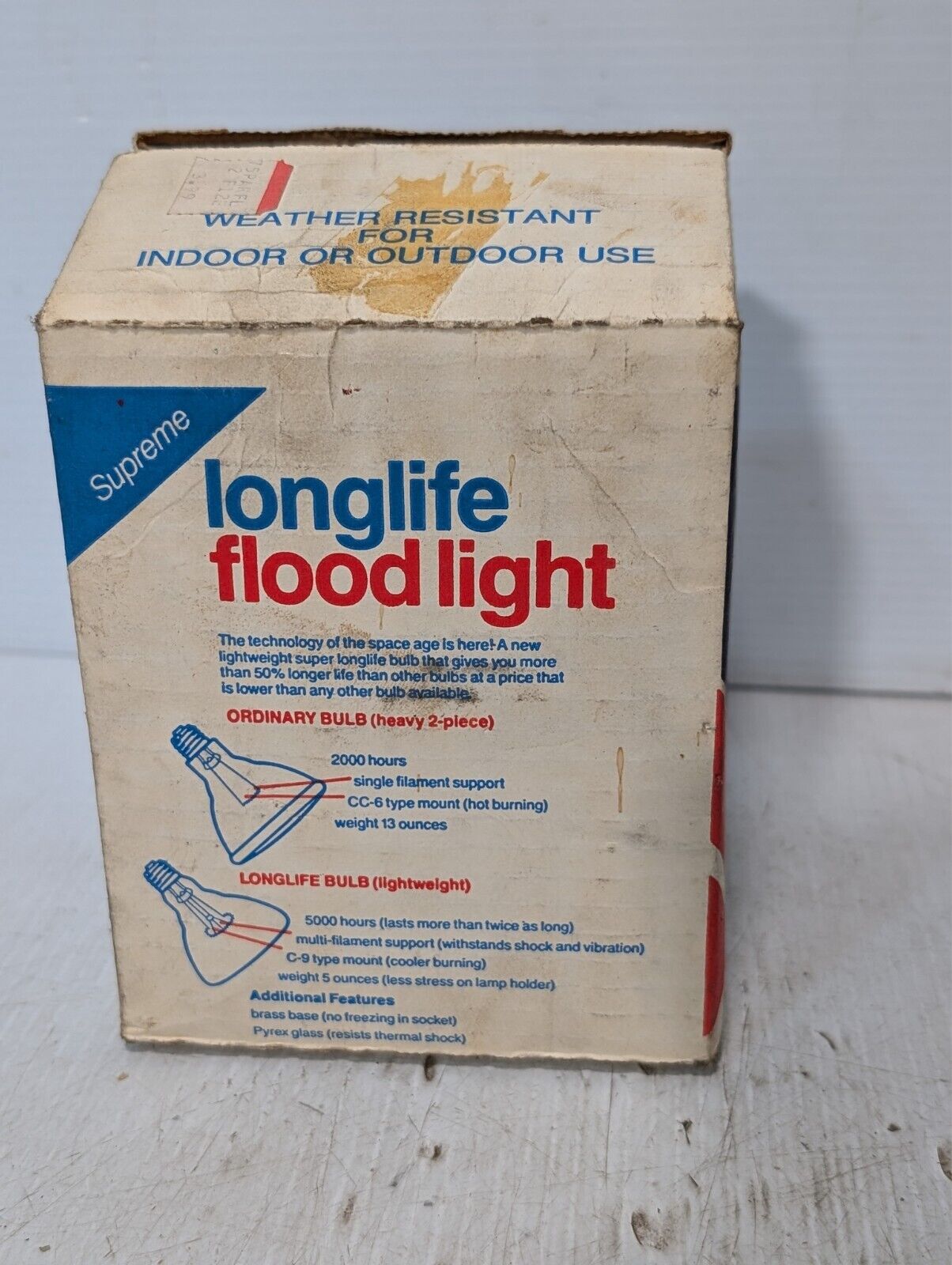 Supreme 75 Watt Par 38 Long Life Flood Light - Free Shipping+Returns