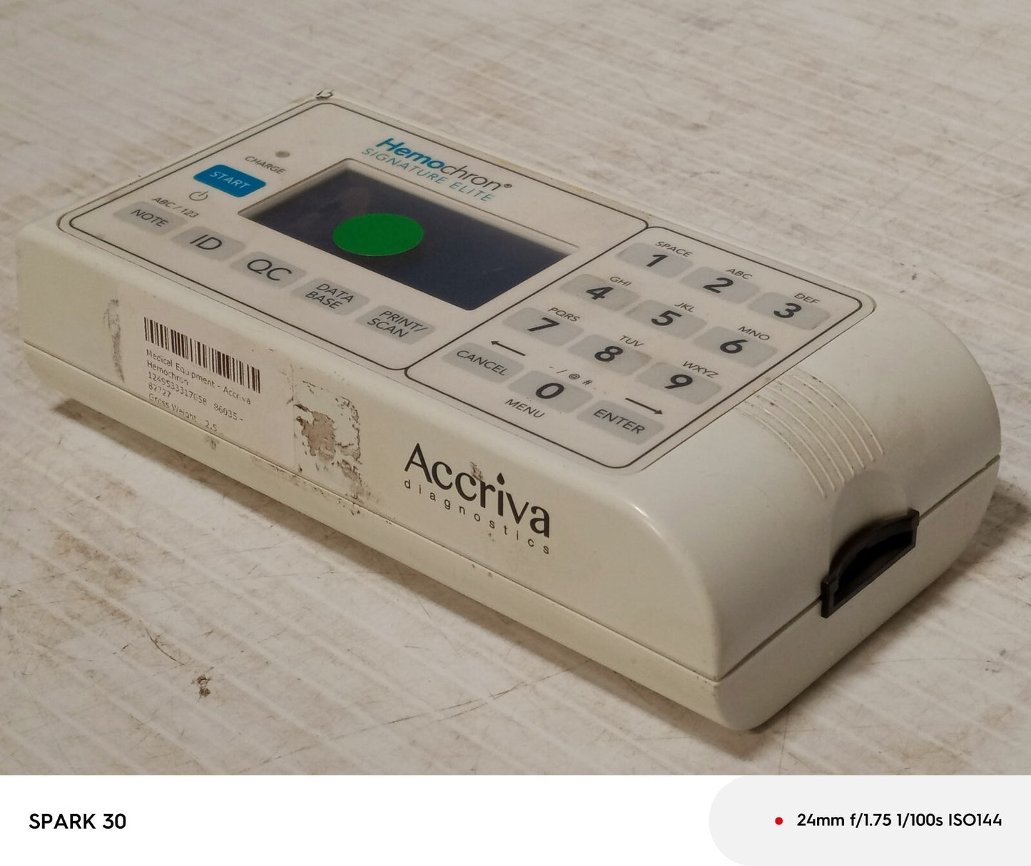 Accriva Hemochron Signature Elite Whole Blood Microcoagulation System