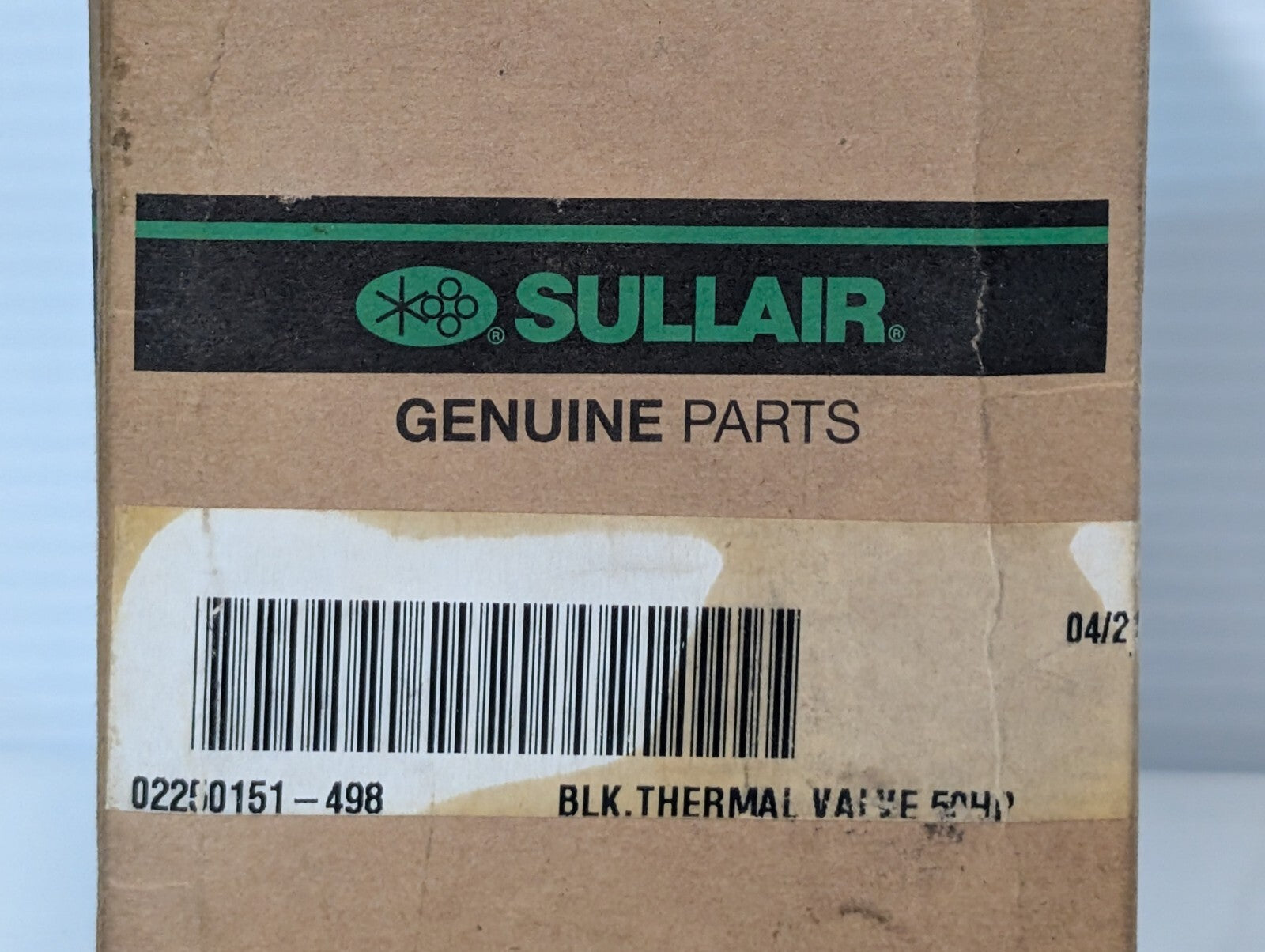 Sullair 02250151-498 Blk Thermal Valve 50HP Compressor Element -For Parts-
