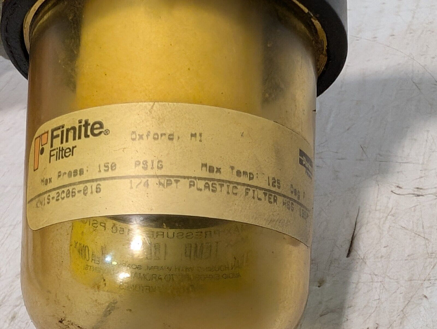 SpeedAire 4ZL37, Finite Filter C41S-2C06-016, Plastic Filter - Free Shipping