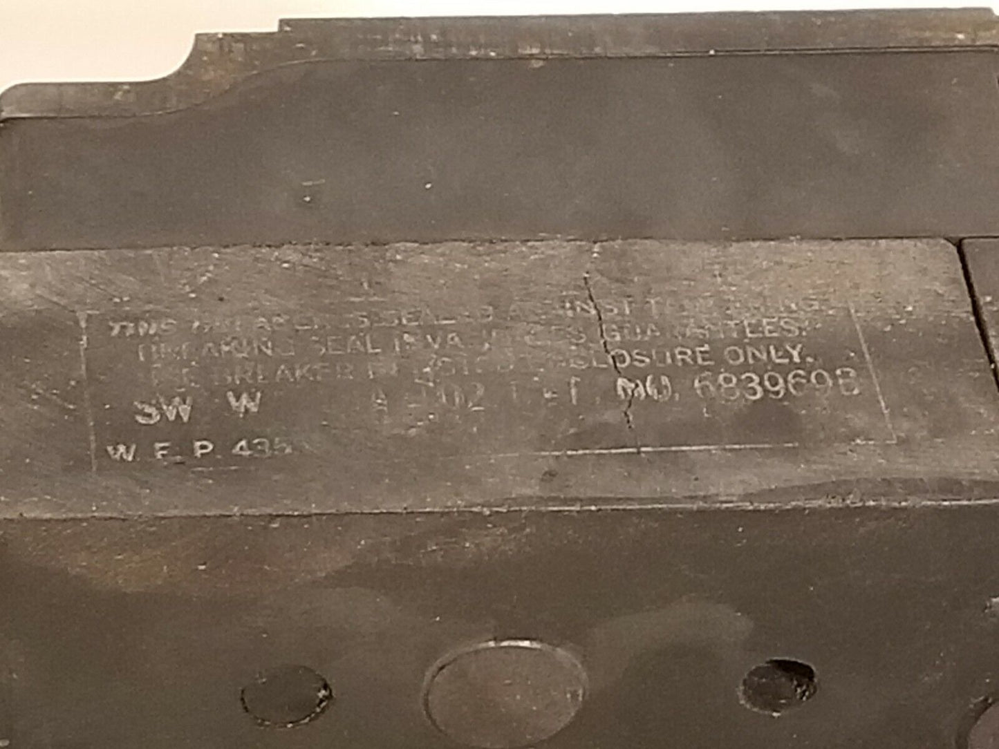 Westinghouse AB Circuit Breaker, Unknown Model 3 Poles