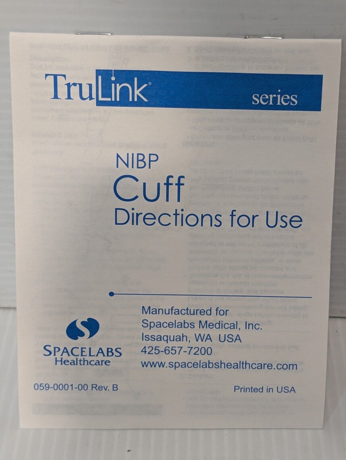 Spacelabs 714-1032-01 Soft Disposable Neonatal Cuff, Pack of 10 - Free Shipping