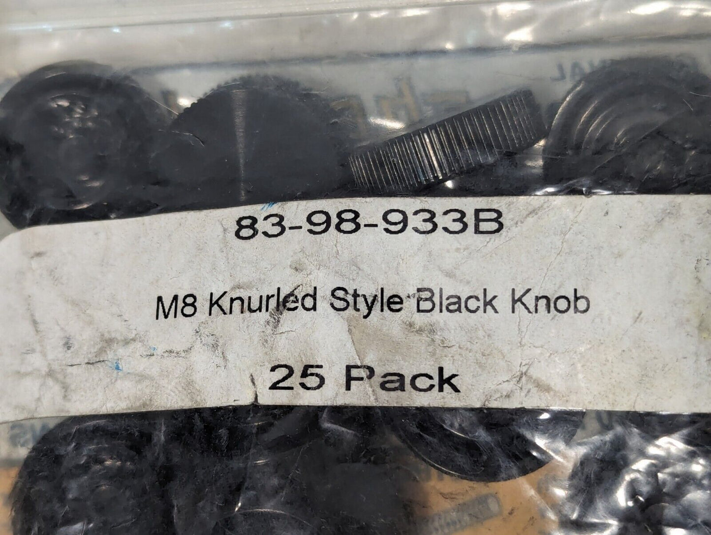 Lot of 50+ Shear-Loc 83-98-933B Knurled Thumb Screw Knob 26mm M8 Socket