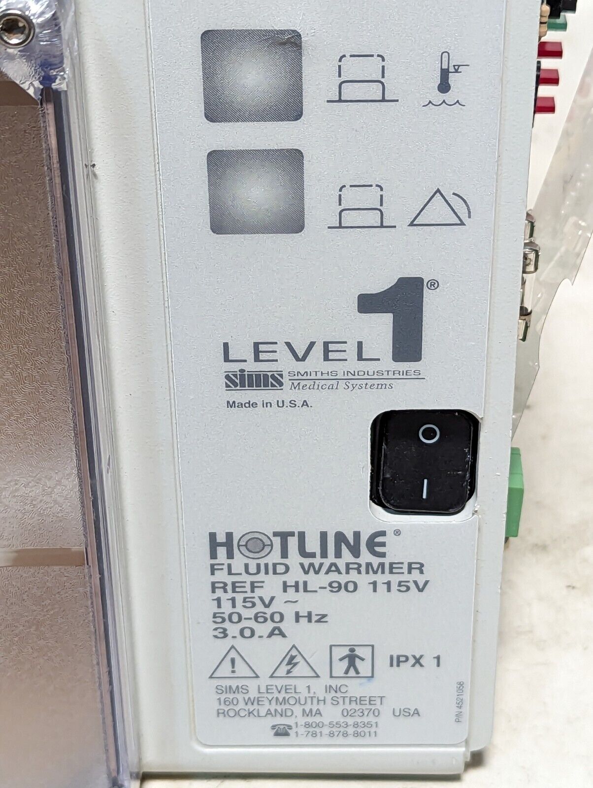 Sims Level 1 HL-90 Hotline fluid warmer, level 1