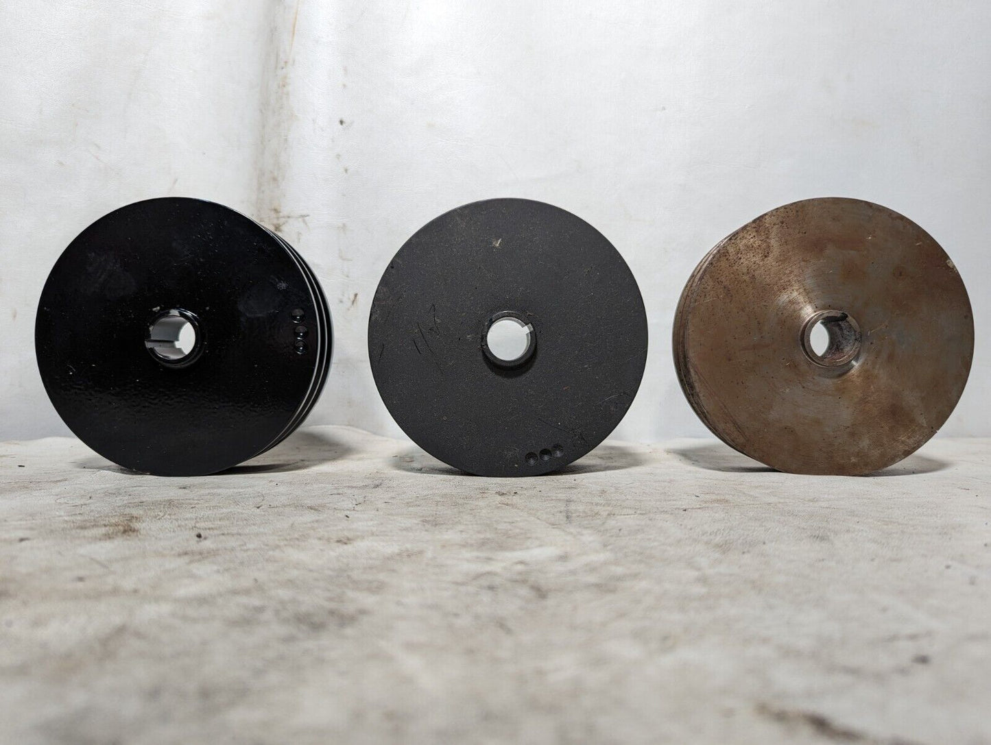 5.75 inch OD double groove pulley as pictured