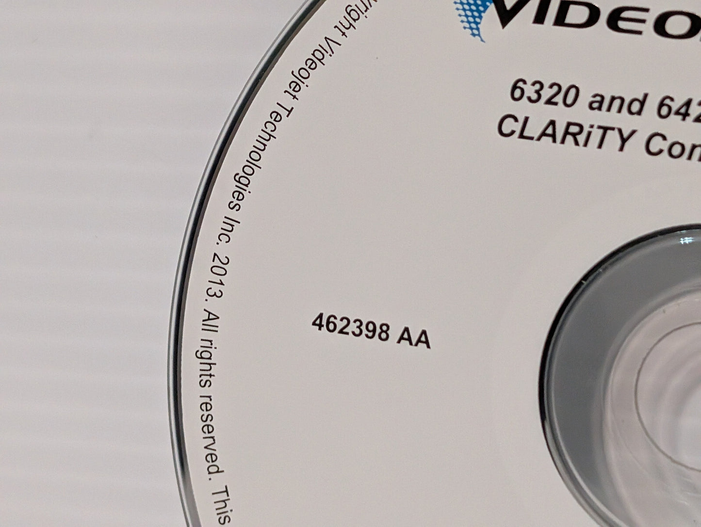 Videojet 6320 & 6420 Clarity Configuration Manager Software, Operator Manual CD