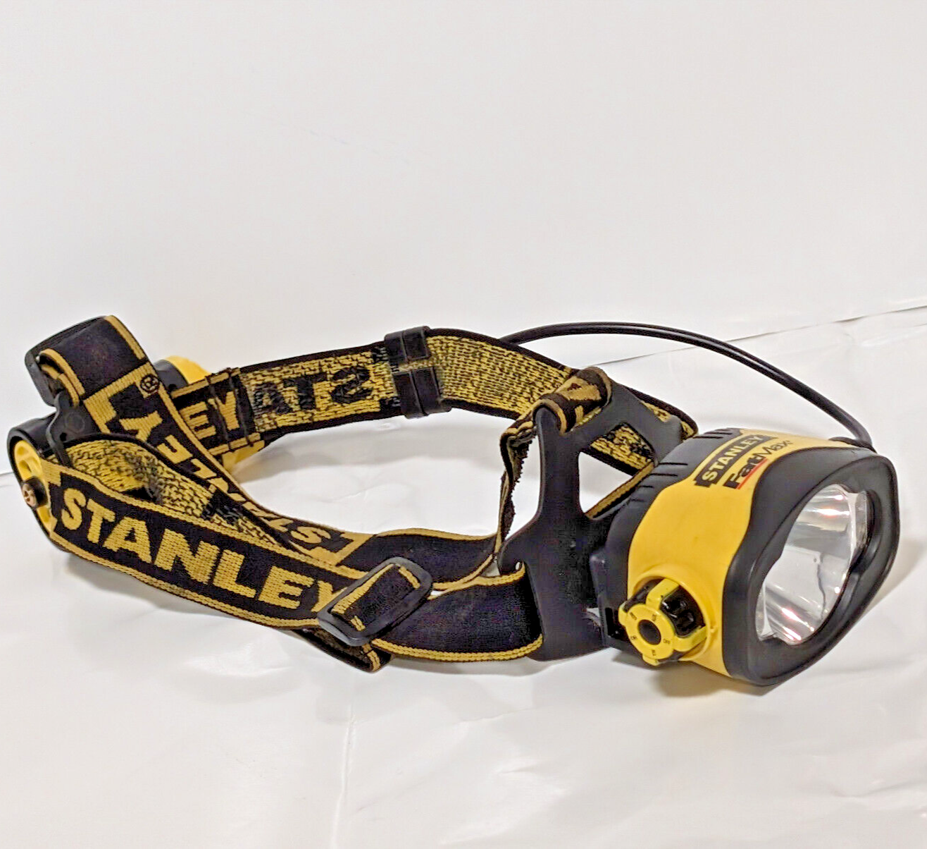 Stanley FatMax Headlamp LED, AAA, Adjustable Elastic Strap, Settings