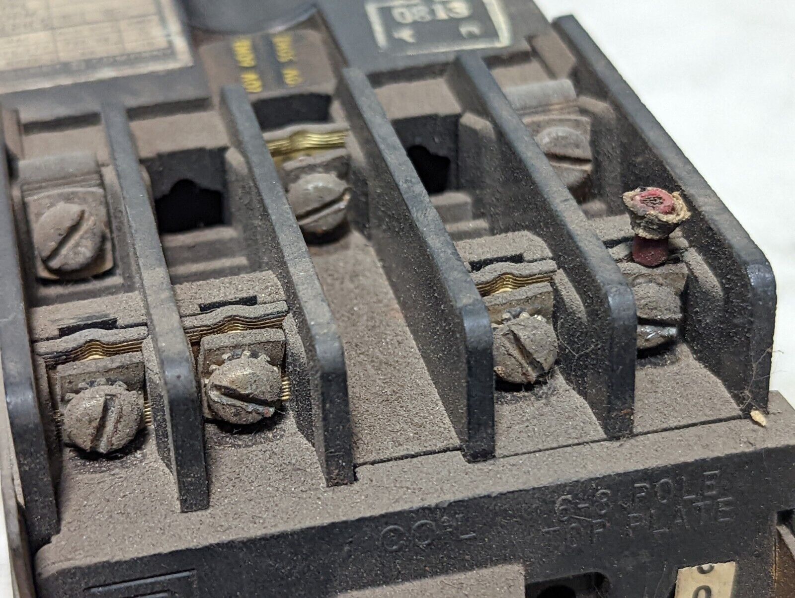 Square D 8501GO60 control relay, 110/120VAC coil