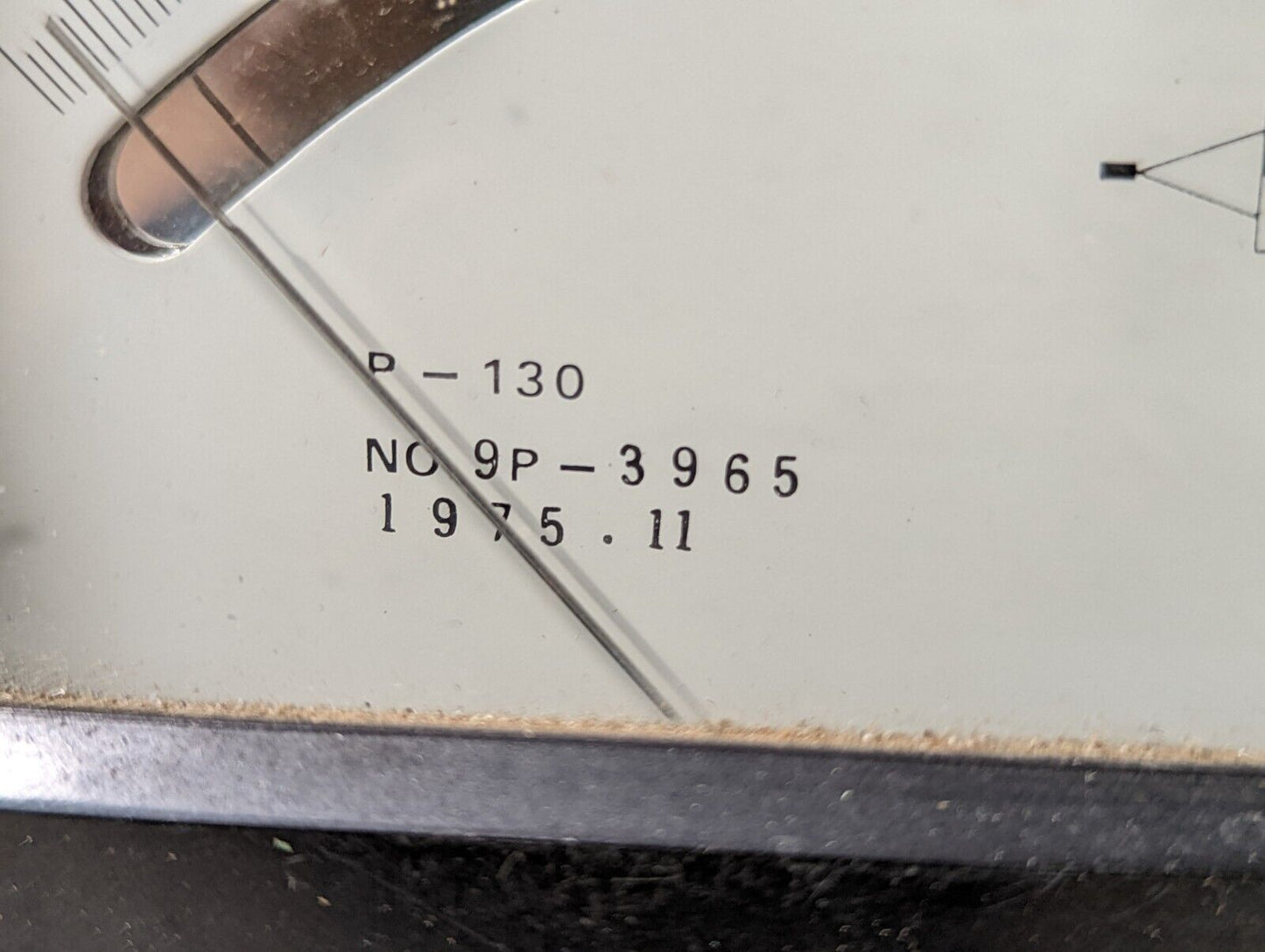 Yashima Works P-130 vintage analog thermometer, 0-300 centigrade