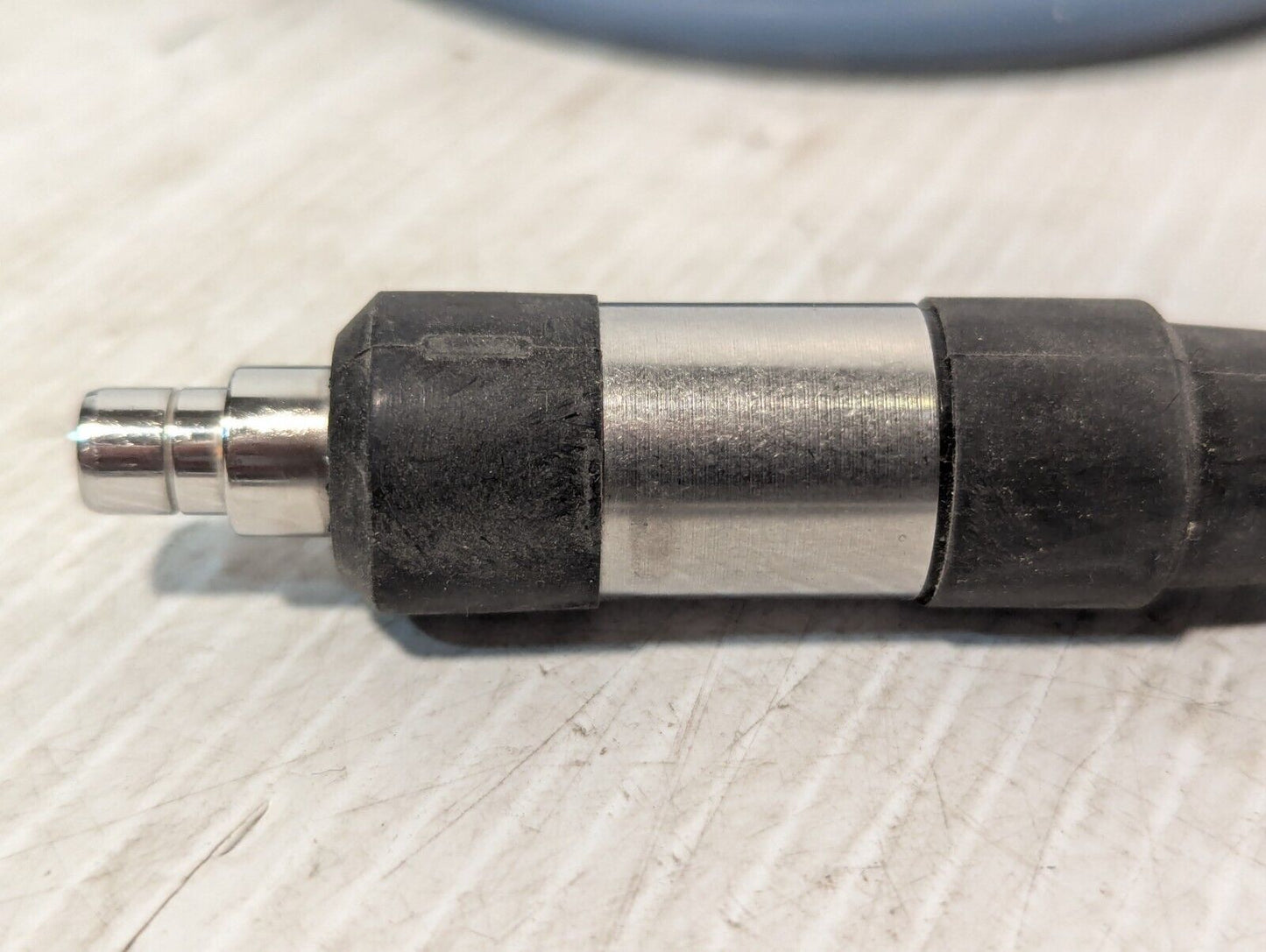 Unbranded blue fiber optic cable, no identifying markings, 7 ft - Free Shipping