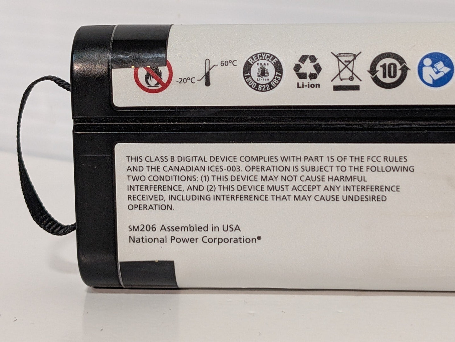 Verathon 0400-0126 11.1V 51Wh Rechargeable Battery for SM-206 0400-0126