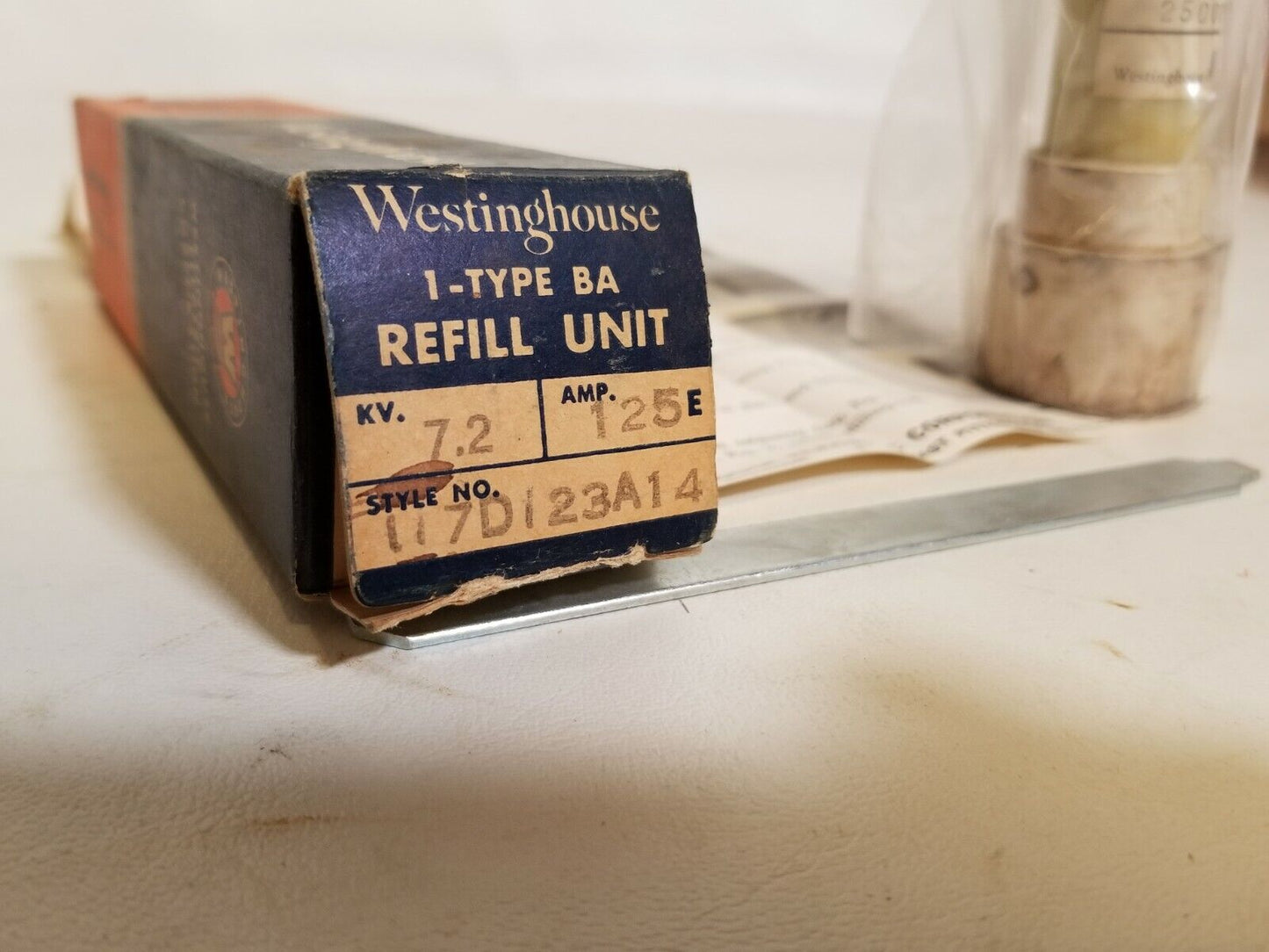 Westinghouse BA-200 117D123A14 125E Boric Acid Power Fuse Refill, New OldStock