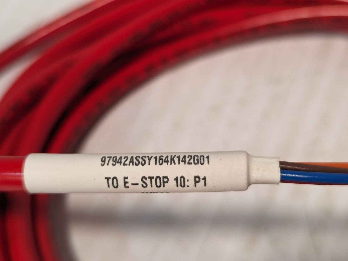 Turck U-18917 Cordset Cable 4 Pin Red Connector, 164K142G01 - Free Shipping