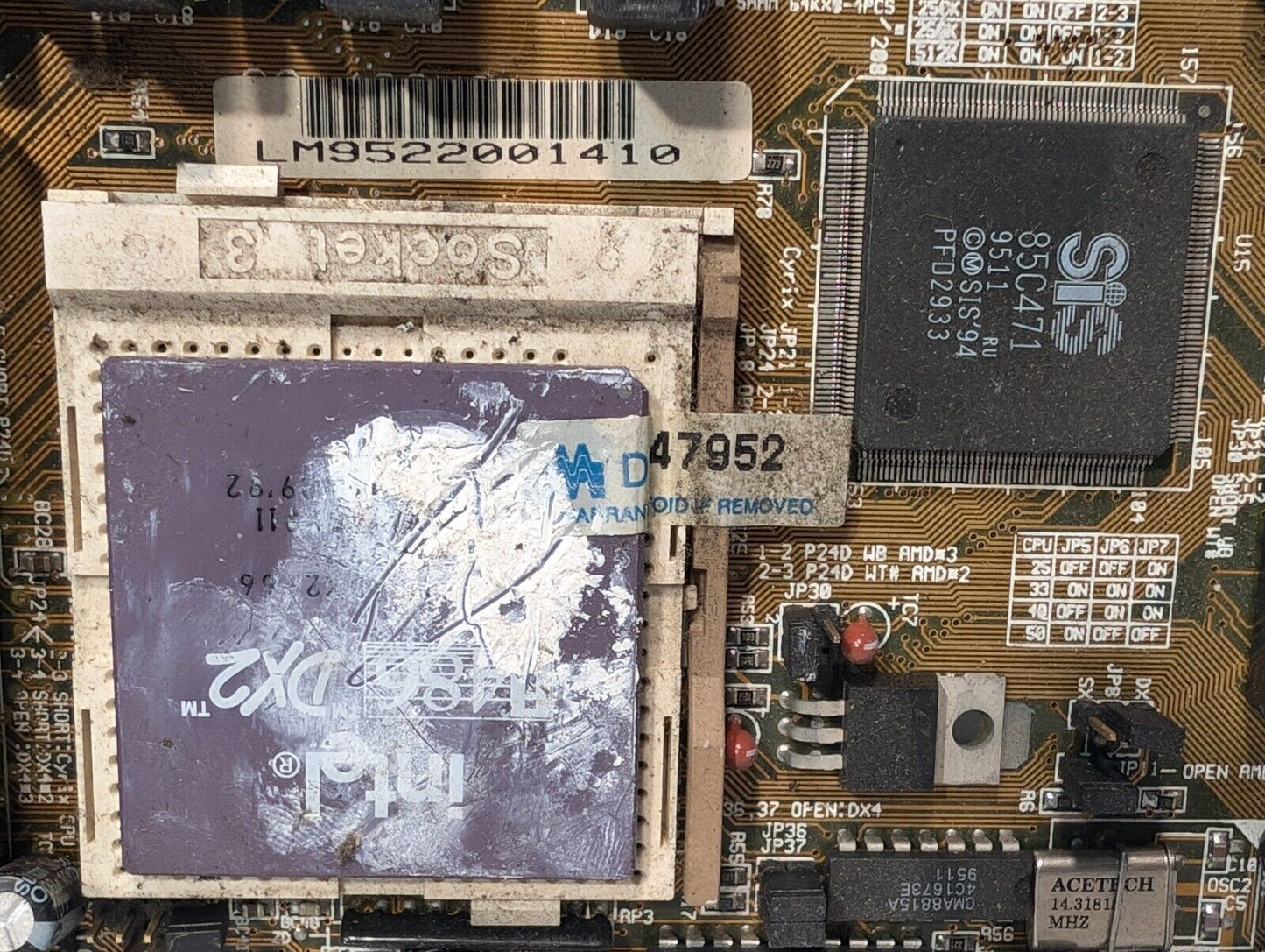 Vintage Magitronic A-BL2467CD, LM9450000550 Desktop Motherboard