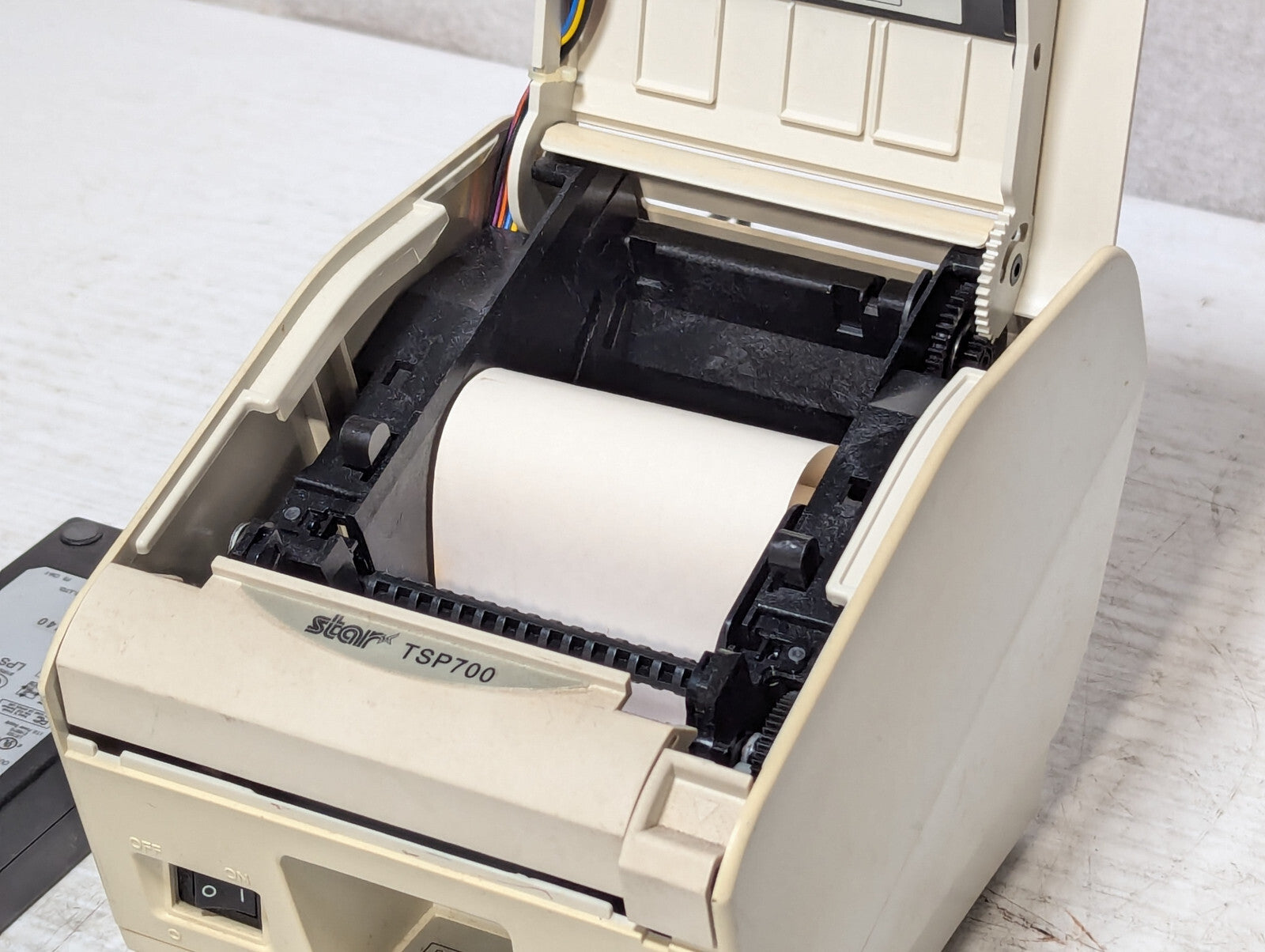 Star TSP700 High Speed Thermal Printer, PS60A Adapter, Receipt, POS, White