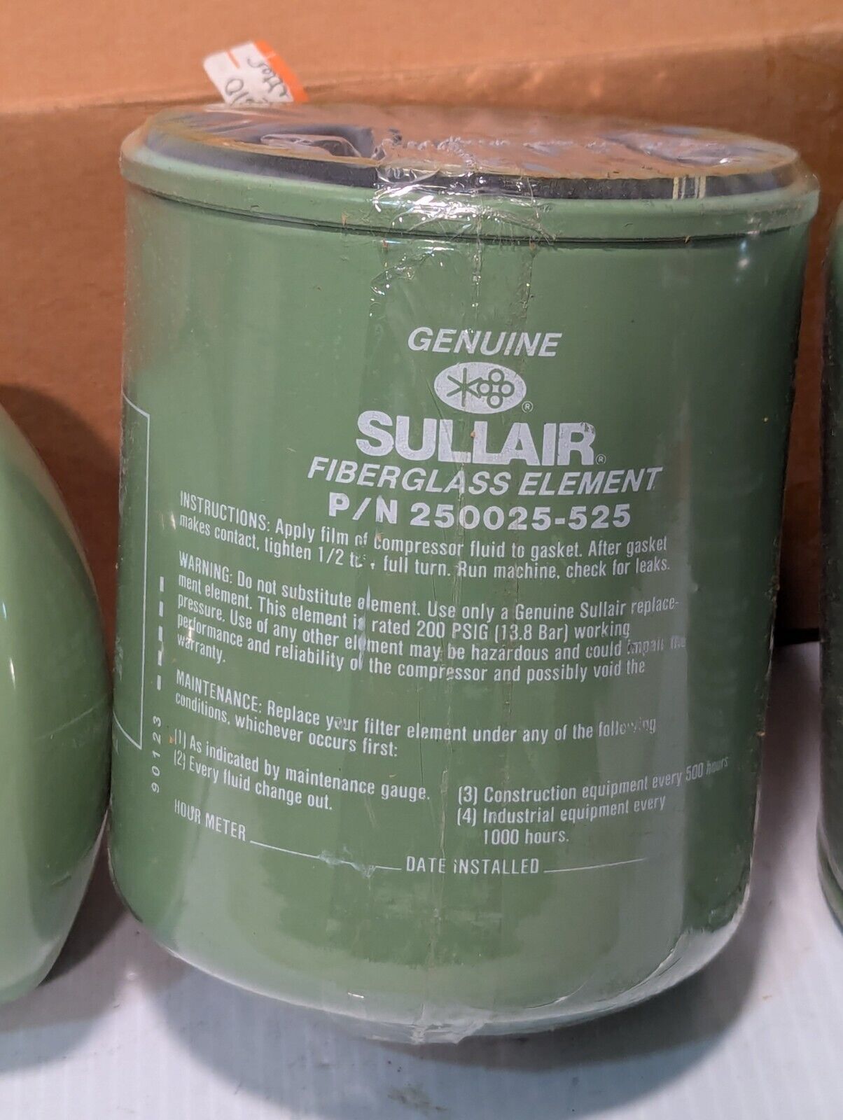 Sullair 250026-142 kit as pictured with three 250025-525 filters - Free Shipping