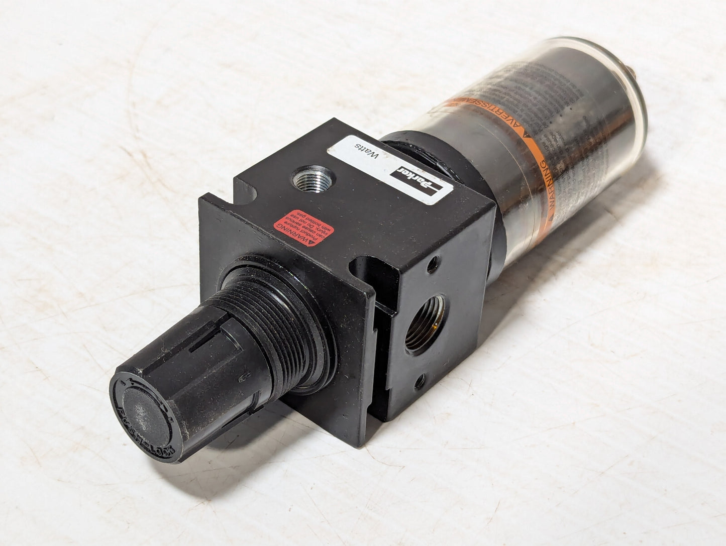 Watts Fluidair Parker B75-03WJC Integral Filter, Regulator, Twist Drain, 250Psi