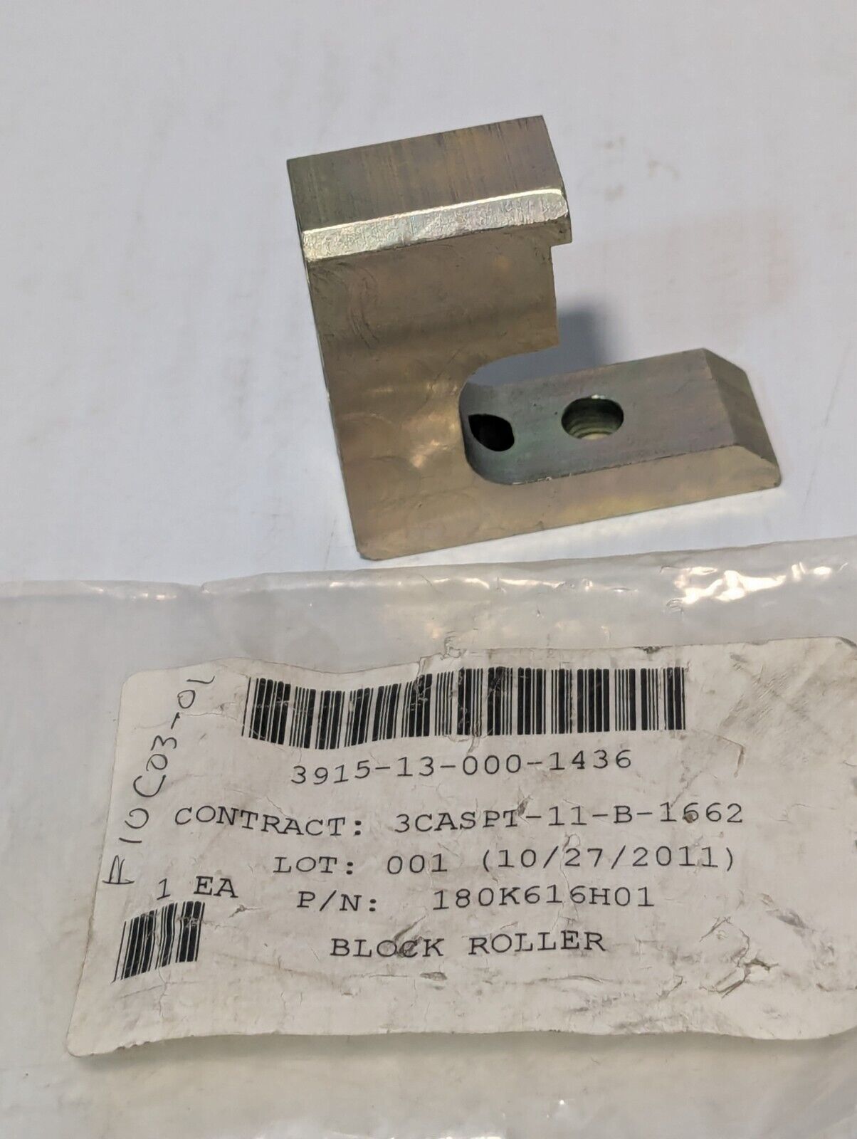 3915-13-000-1436 180K616H01 Block Roller - Free Shipping