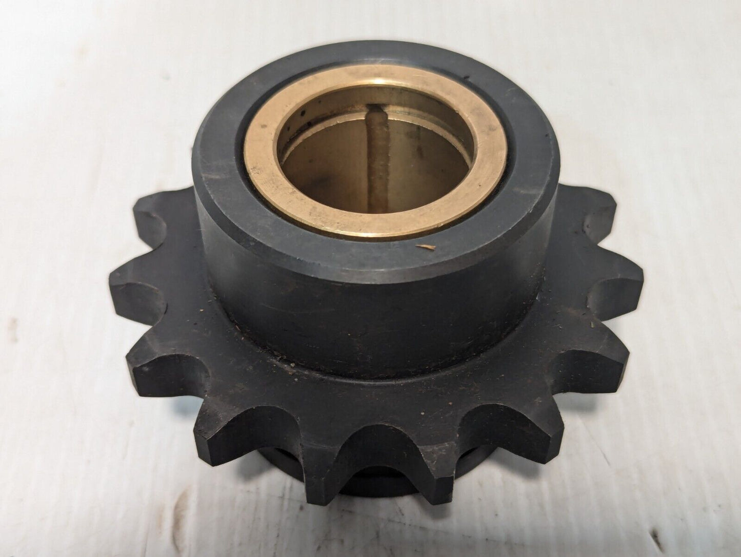Unbranded Roller Chain Sprocket 15 Tooth 4" Diameter 1.25" Bore