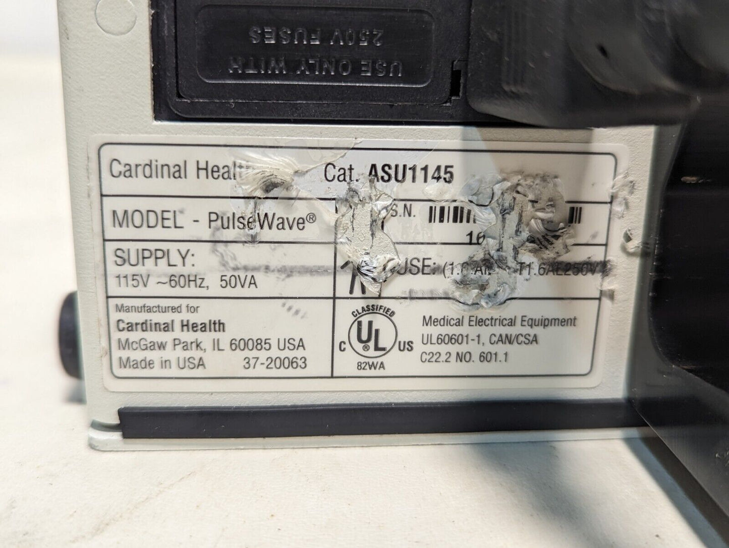 Cardinal Health ASU1145 PulseWave laparascopic irrigation pump