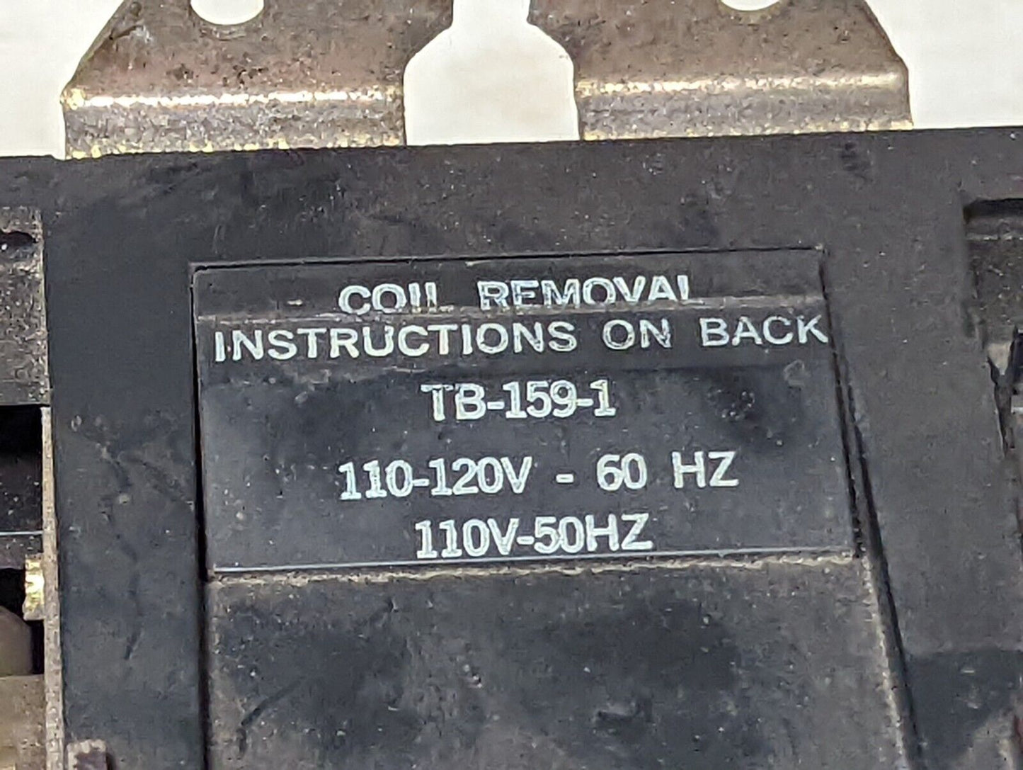 Sylvania T13U031 contactor, bulletin 6013, type TM, 115VAC, 110/120VAC, 2HP max