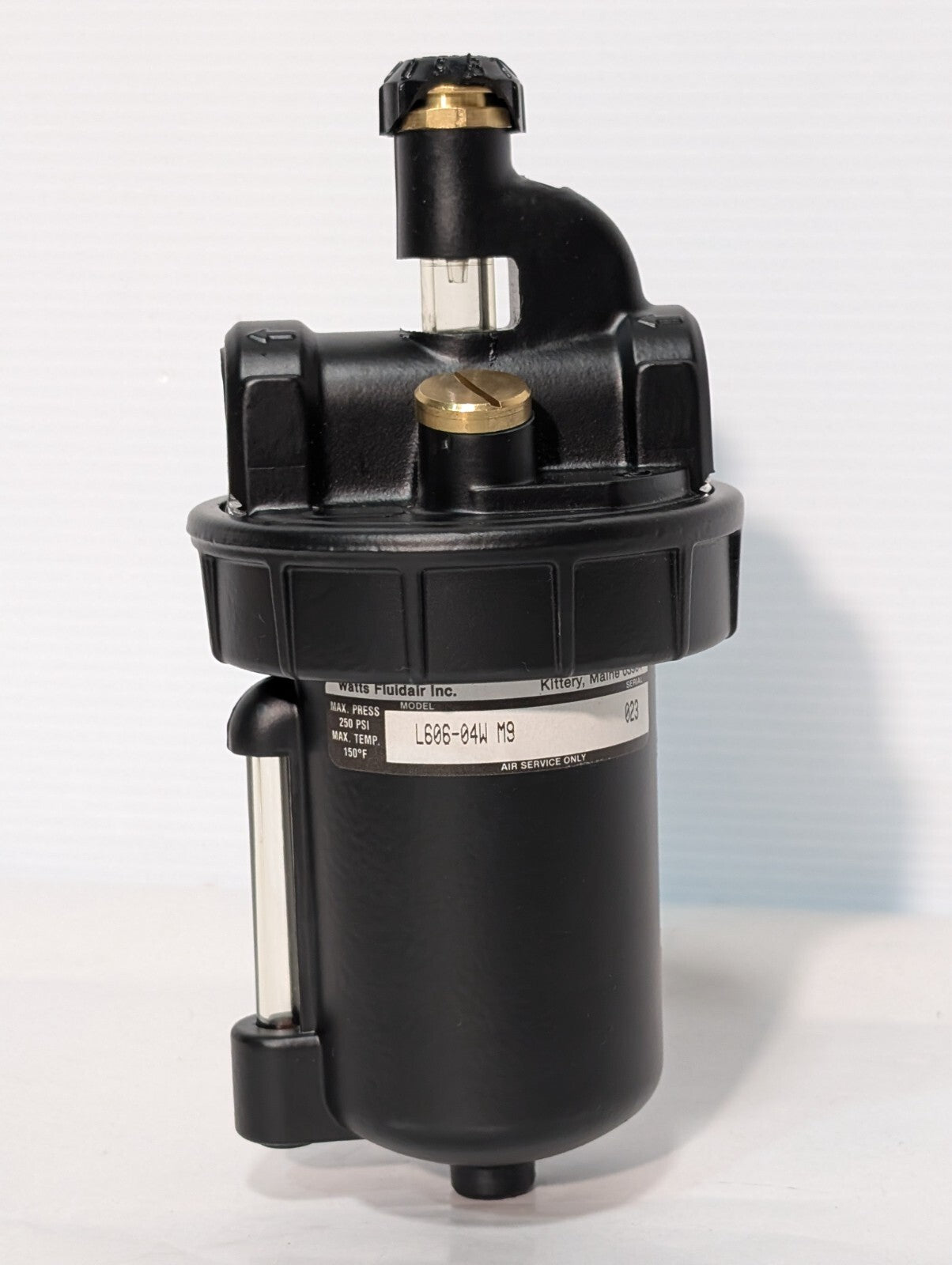 Watts L606-04W M9 Lubricator 250PSI 150 Degree Max Temp 1/2" NPT