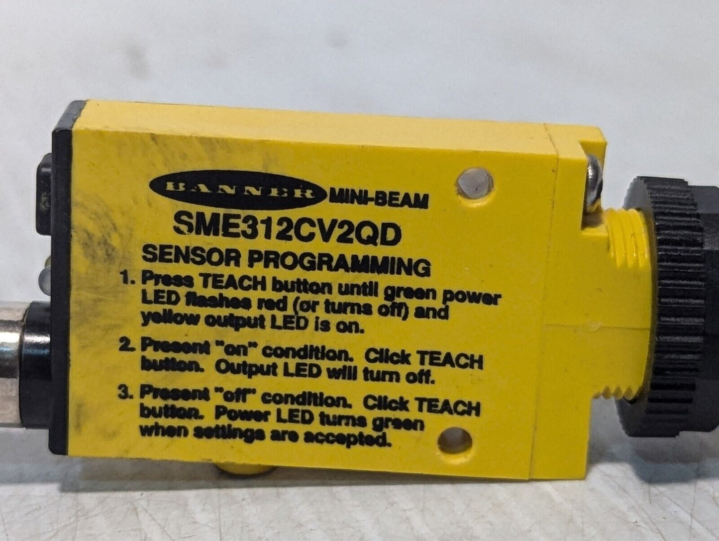 Banner SME312CV2QD DEMO Photoelectric Sensor Switch - Free Shipping+Returns