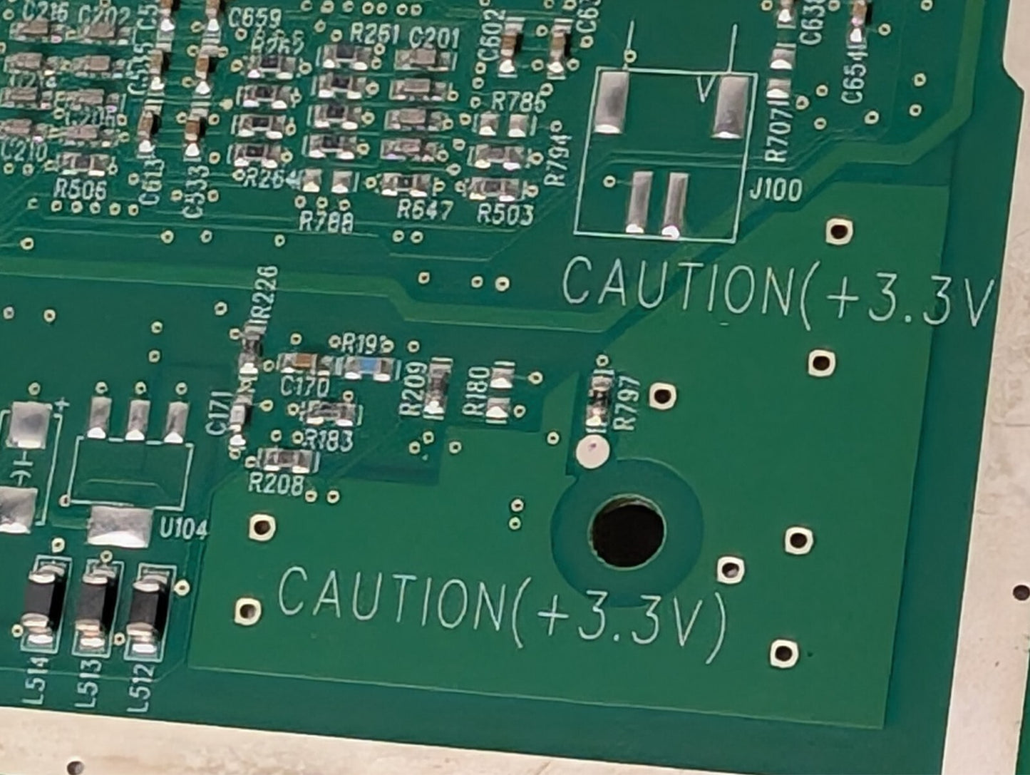 9300-0368 Rev D Circuit Board with Zoll 9126-0008 HV AED Capacitor