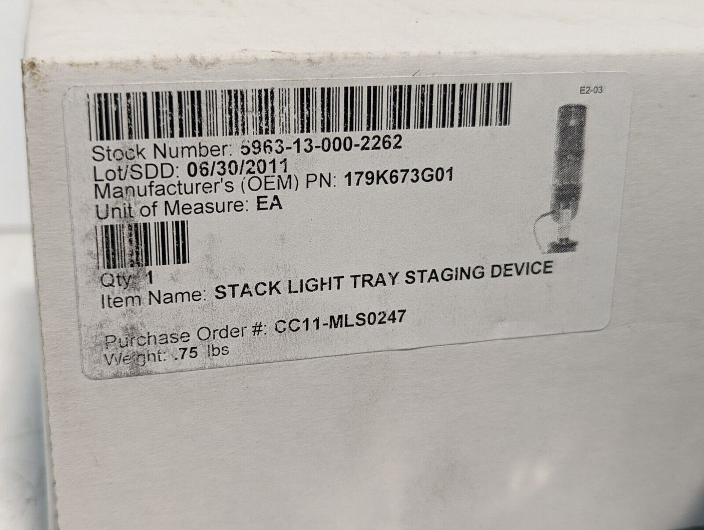 Allen Bradley 855 Control Tower Stack (Orange, Red), 179K673G01 - Free Shipping